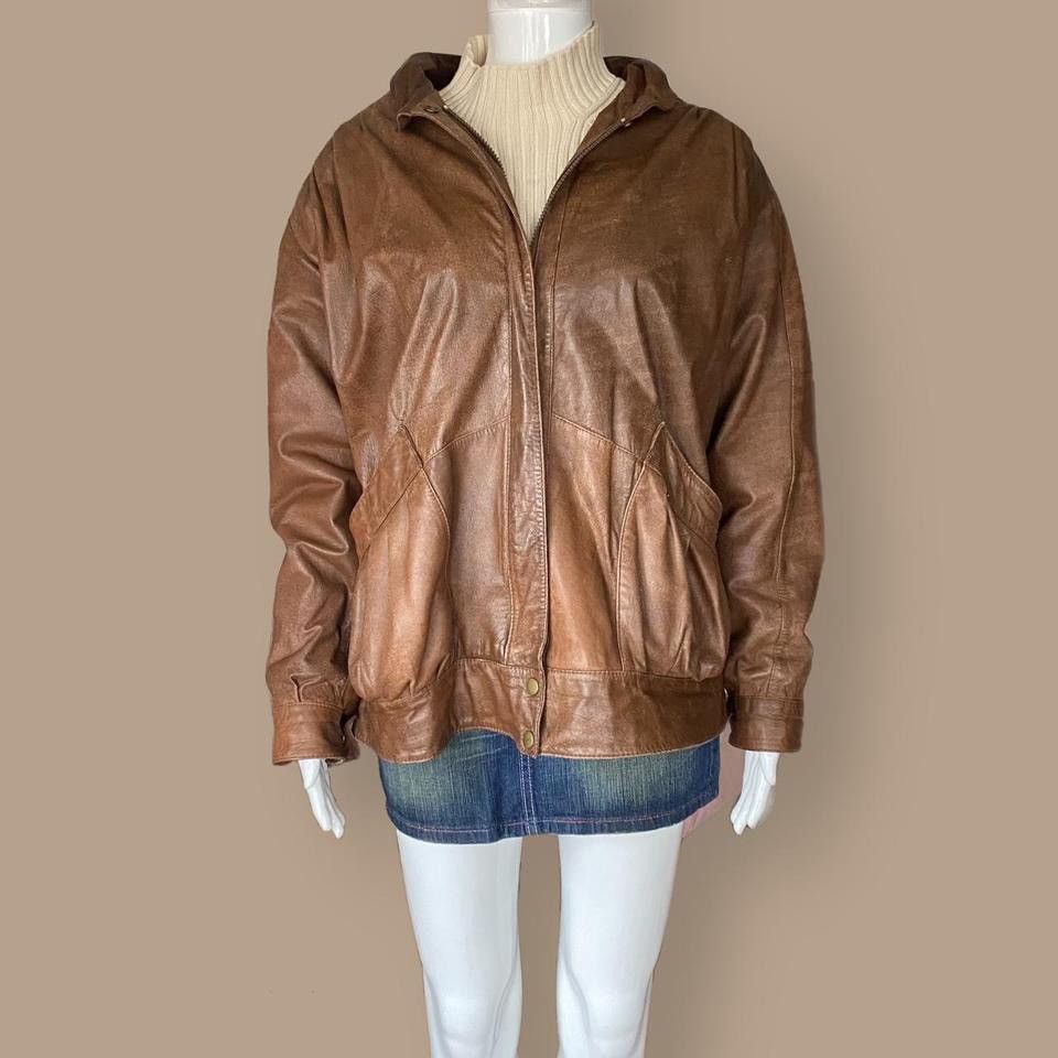 Vintage Vintage Leather Jacket Size ONE SIZE - 3 Thumbnail