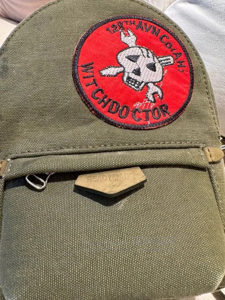 READYMADE Readymade Distressed Badge Mini Backpack. Size ONE SIZE - 3 Thumbnail