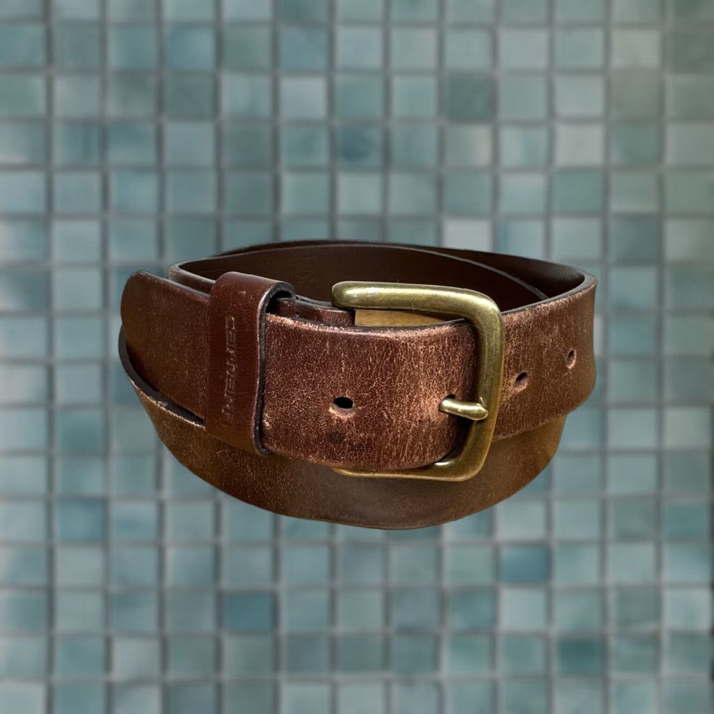 Carhartt Carhartt Belt Work Brown 1.5” Leather Mens Size 42 Size 42 - 1 Thumbnail