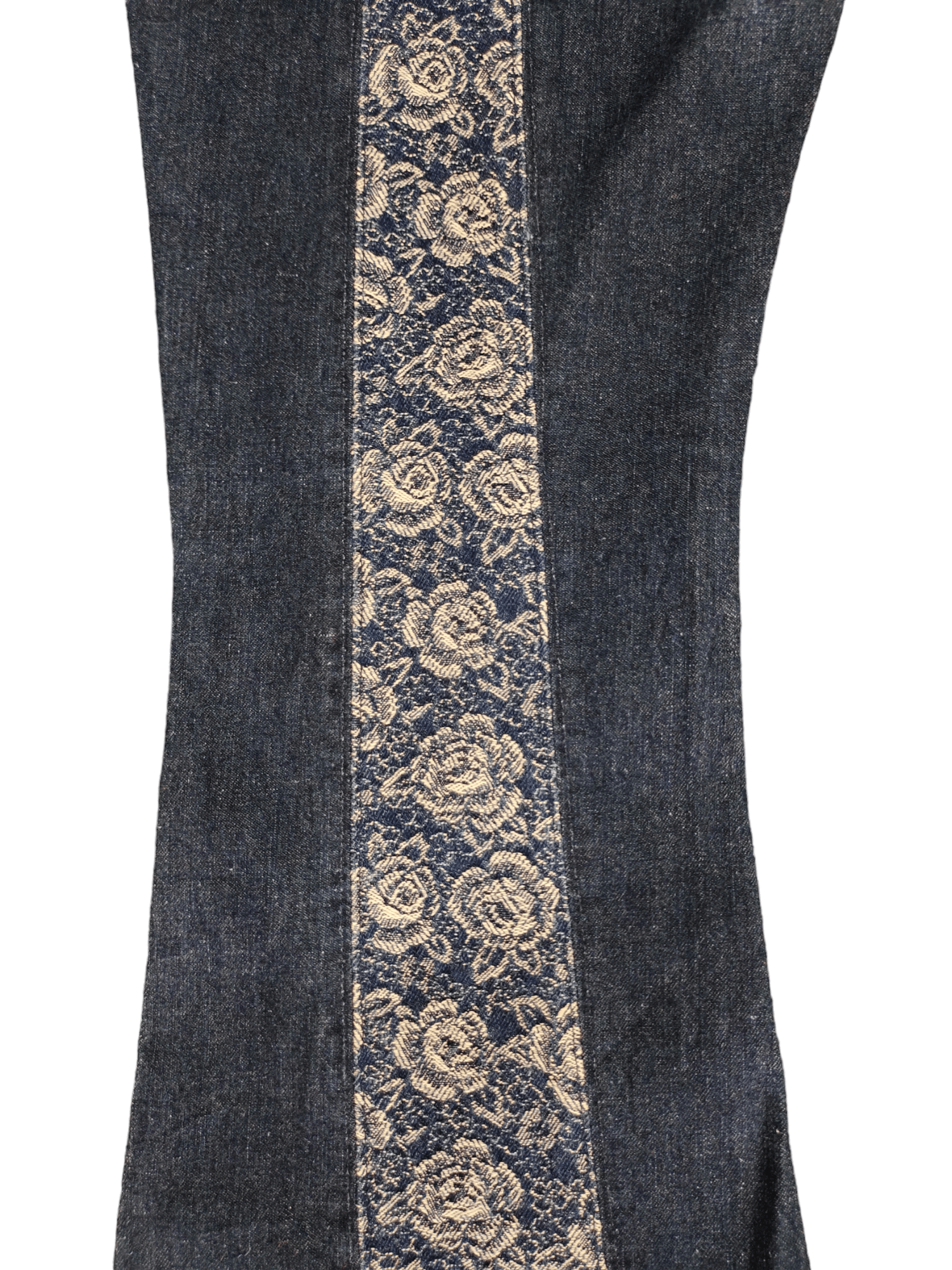 Hysteric Glamour Flare Jeans Flower Embroidered High Rise Bootcut Bellbottom Size US 27 - 17 Thumbnail