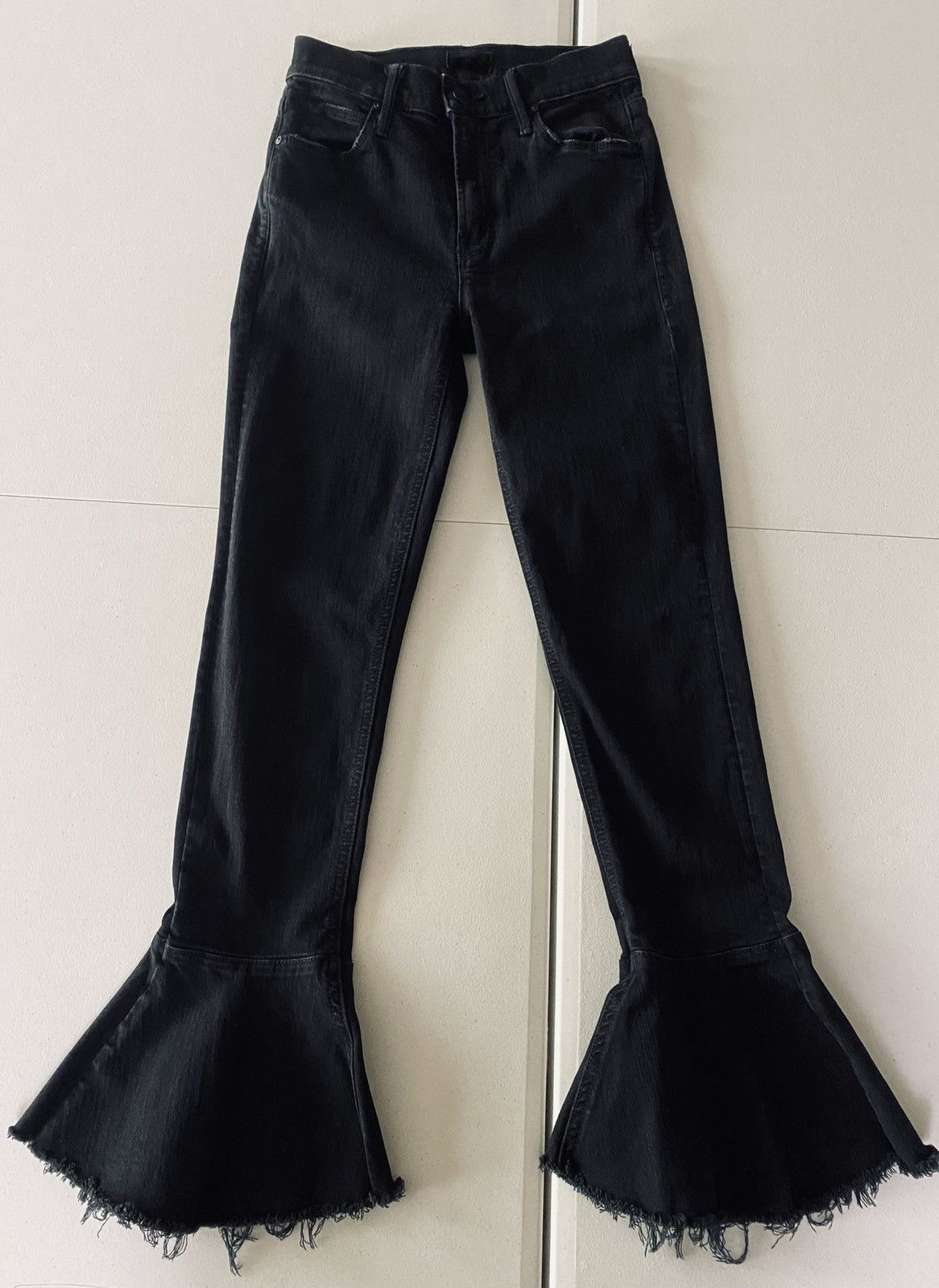 MOTHER Mother Denim The Cha Cha Fray 5-pkt Not Guilty Wash Blk 24 Size 24" / US 00 / IT 34 - 1 Thumbnail