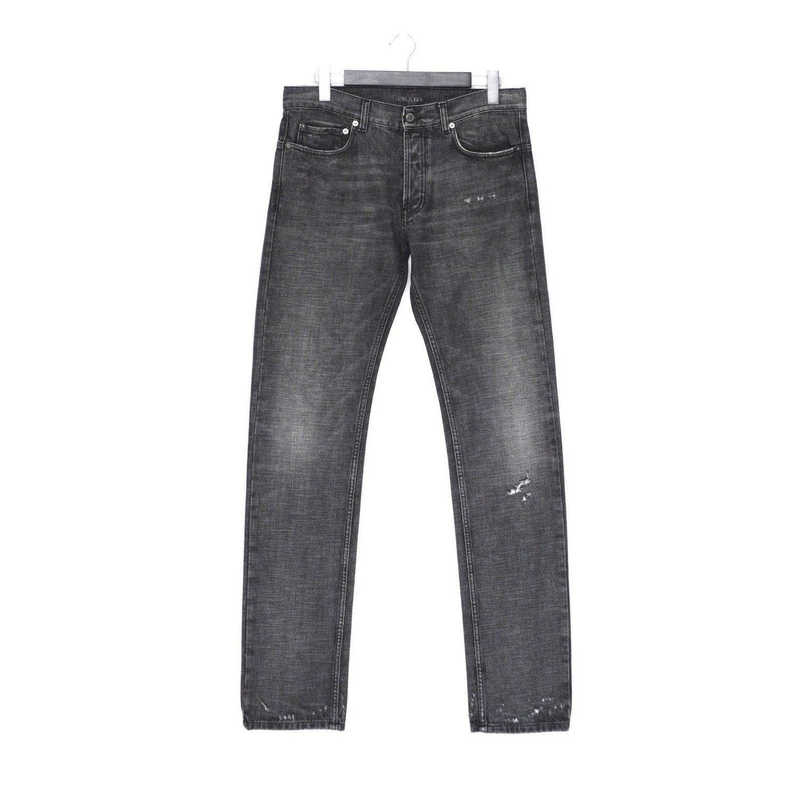 デニム・ジーパン PRADA | Bull denim pants GEP344_12CD_F0F4Q_S_222 Prada - Five-Pocket Bull Denim Jeans | HBX - Globally