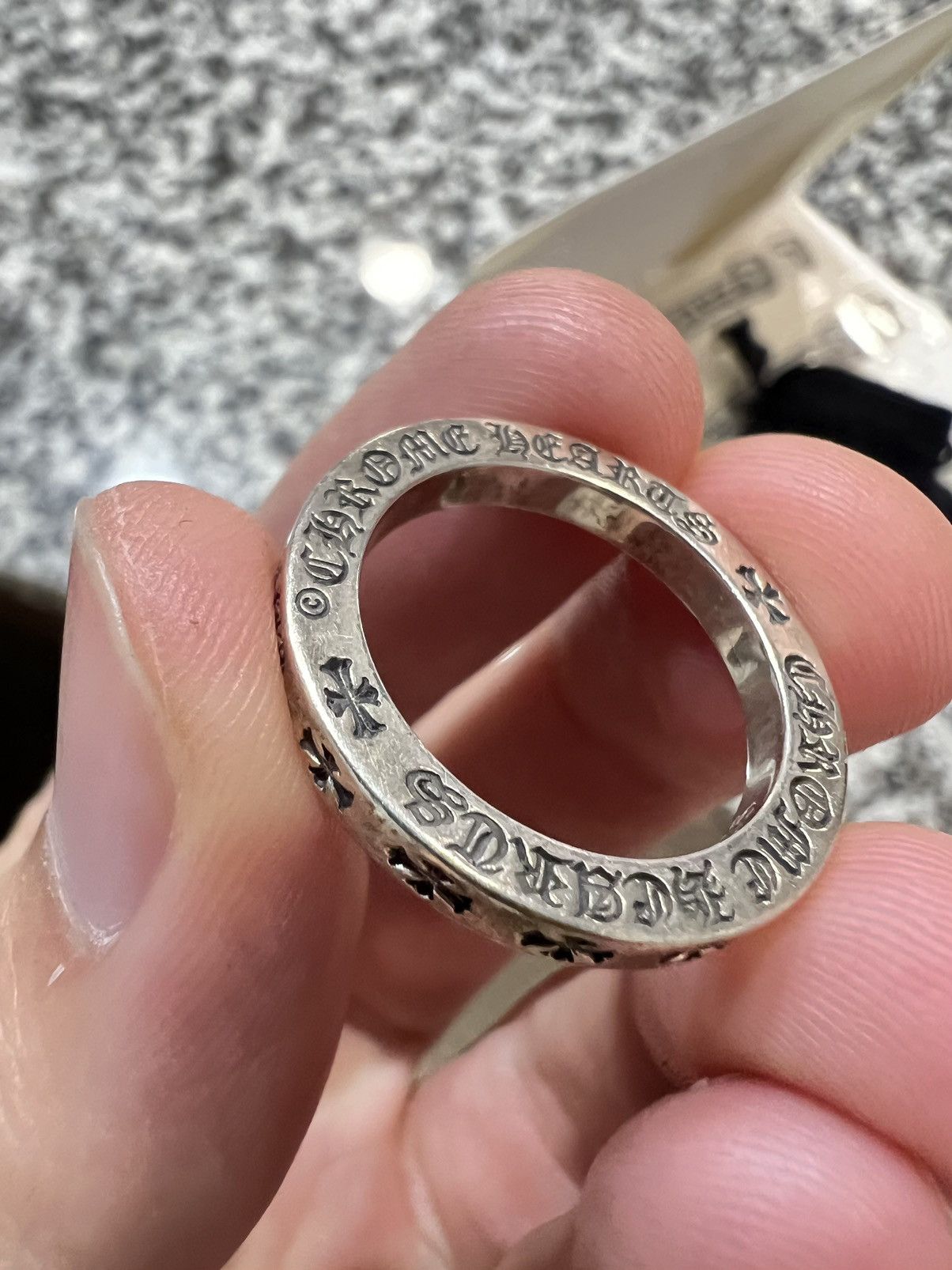 Chrome Hearts Honolulu Spacer Ring Size 6