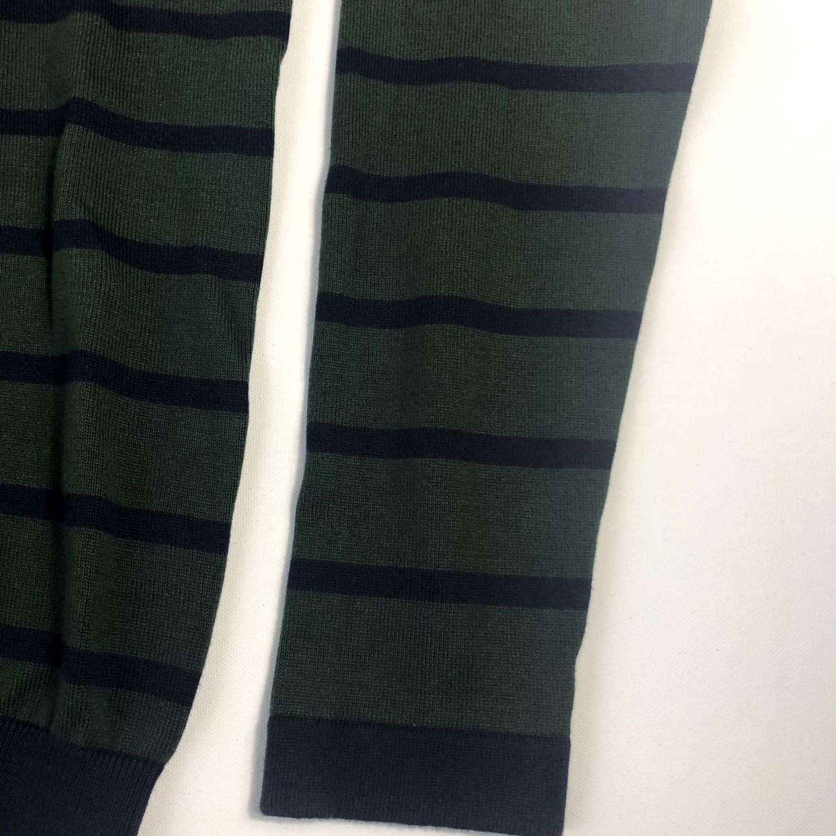 Zara Zara Sweater Sweatshirt Long Sleeve V-Neck Pullover Mens XL Blue Green Strips Size US XL / EU 56 / 4 - 4 Thumbnail
