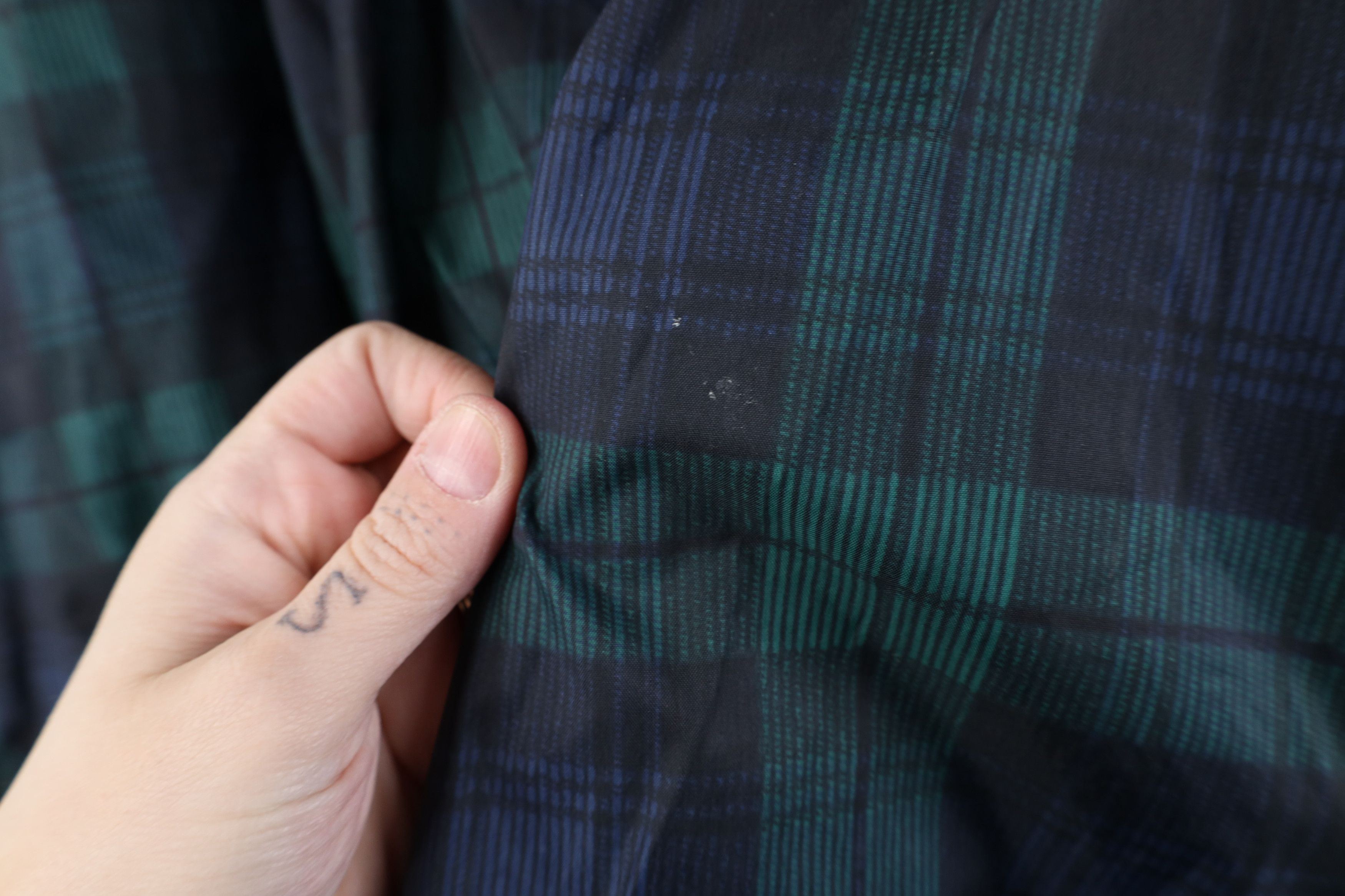 Vintage Vintage 90s Streetwear Fit Full Zip Windbreaker Jacket Plaid Size US XL / EU 56 / 4 - 6 Thumbnail