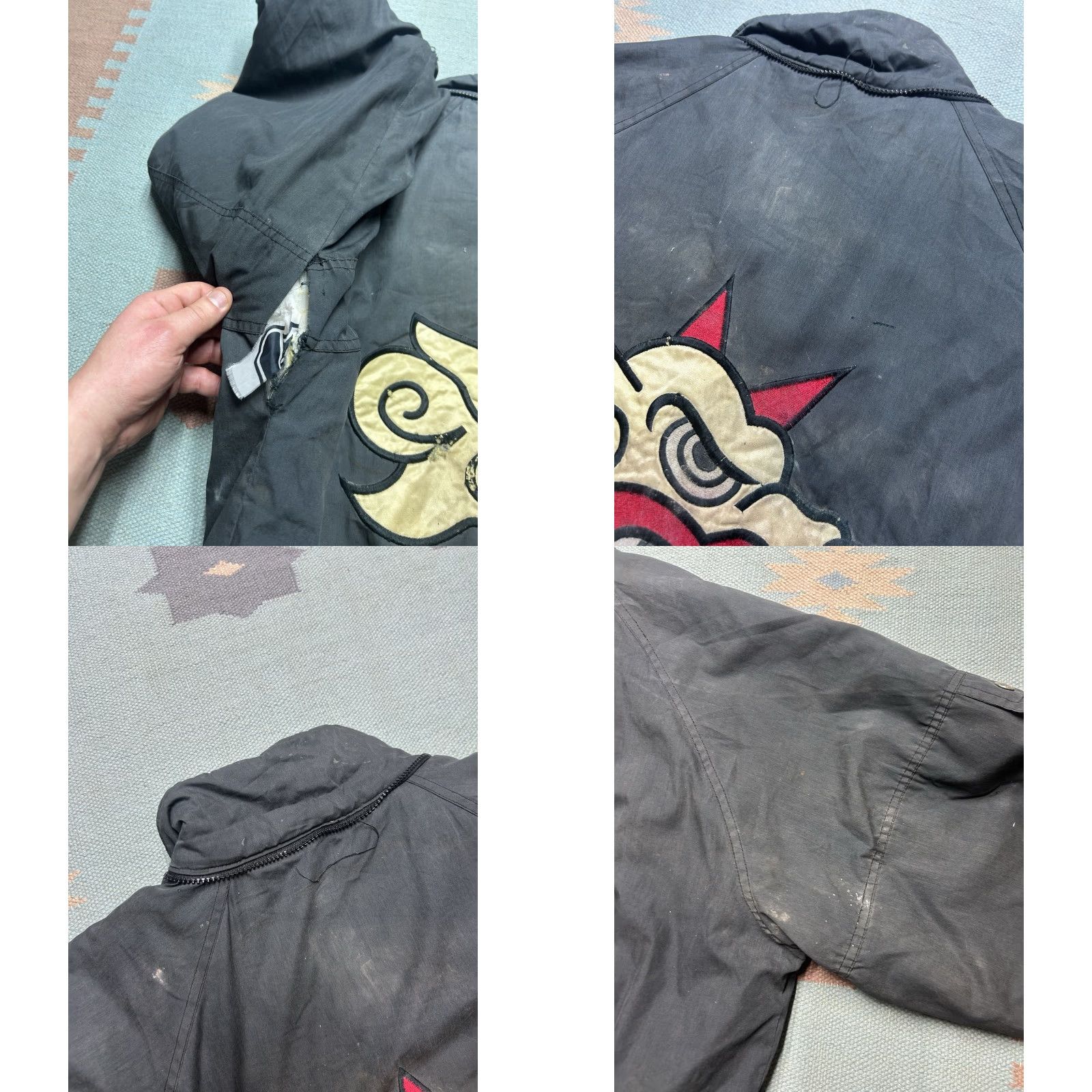 Pro Player VINTAGE Pro-player Puffer Jacket Barcslona Dragons distressed AS IS RARE large Size US L / EU 52-54 / 3 - 11 Thumbnail