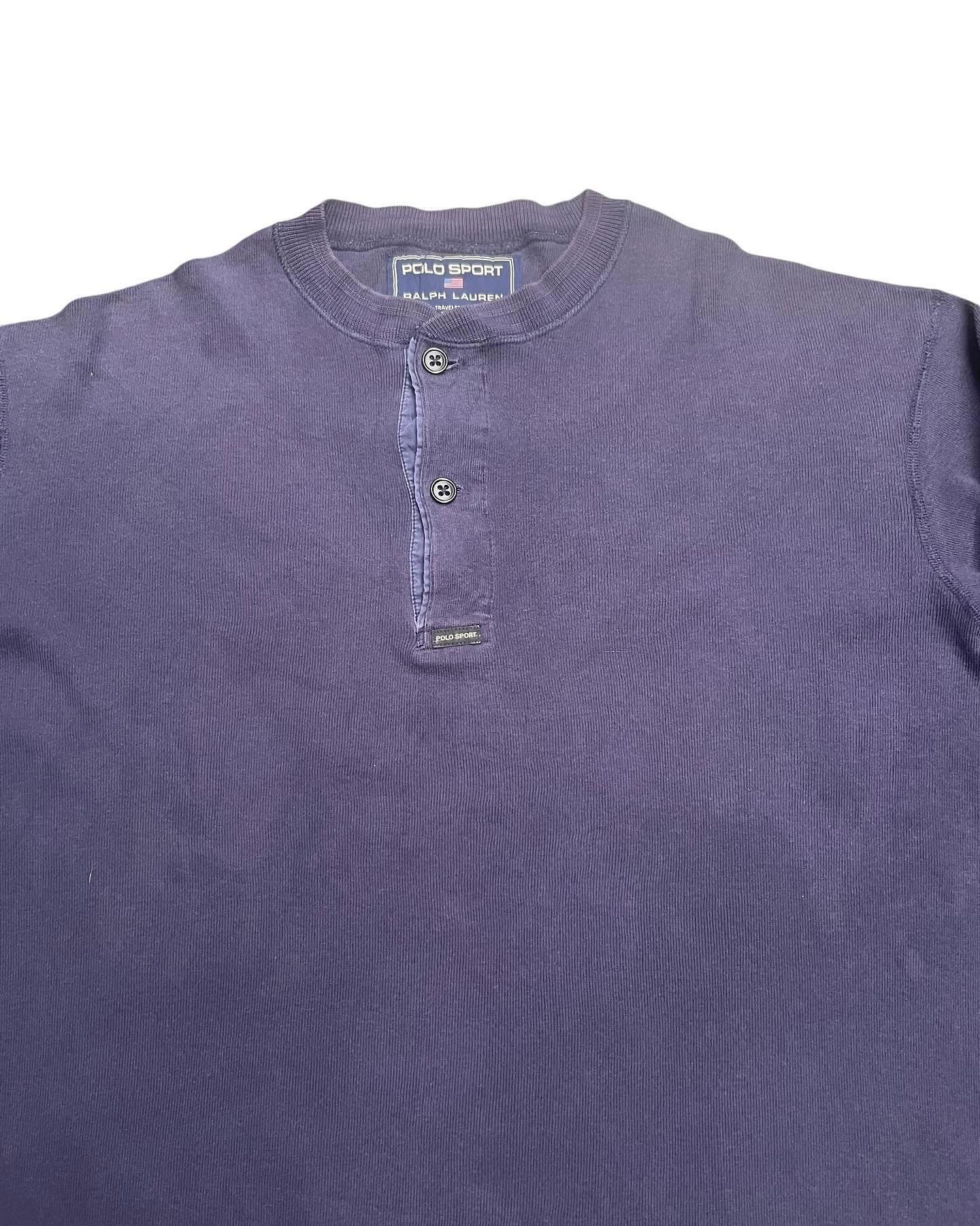 Designer Vintage Polo Sport Ralph Lauren Long Sleeve Tshirt Size US XL / EU 56 / 4 - 3 Thumbnail