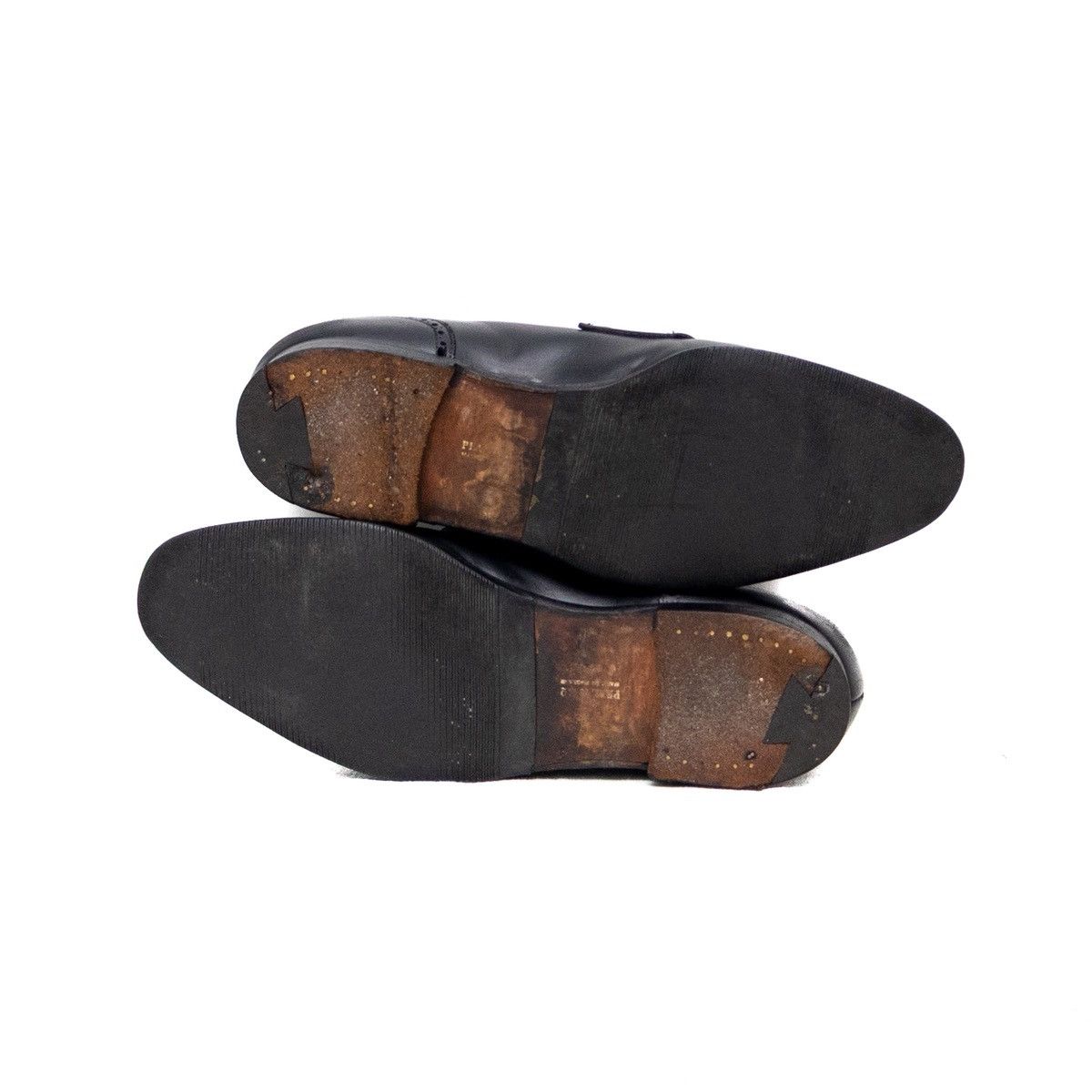 Brooks Brothers × Peal And Co Peal & Co. for Brooks Brothers Black Leather Penny Loafers Size US 9.5 / EU 42-43 - 8 Thumbnail