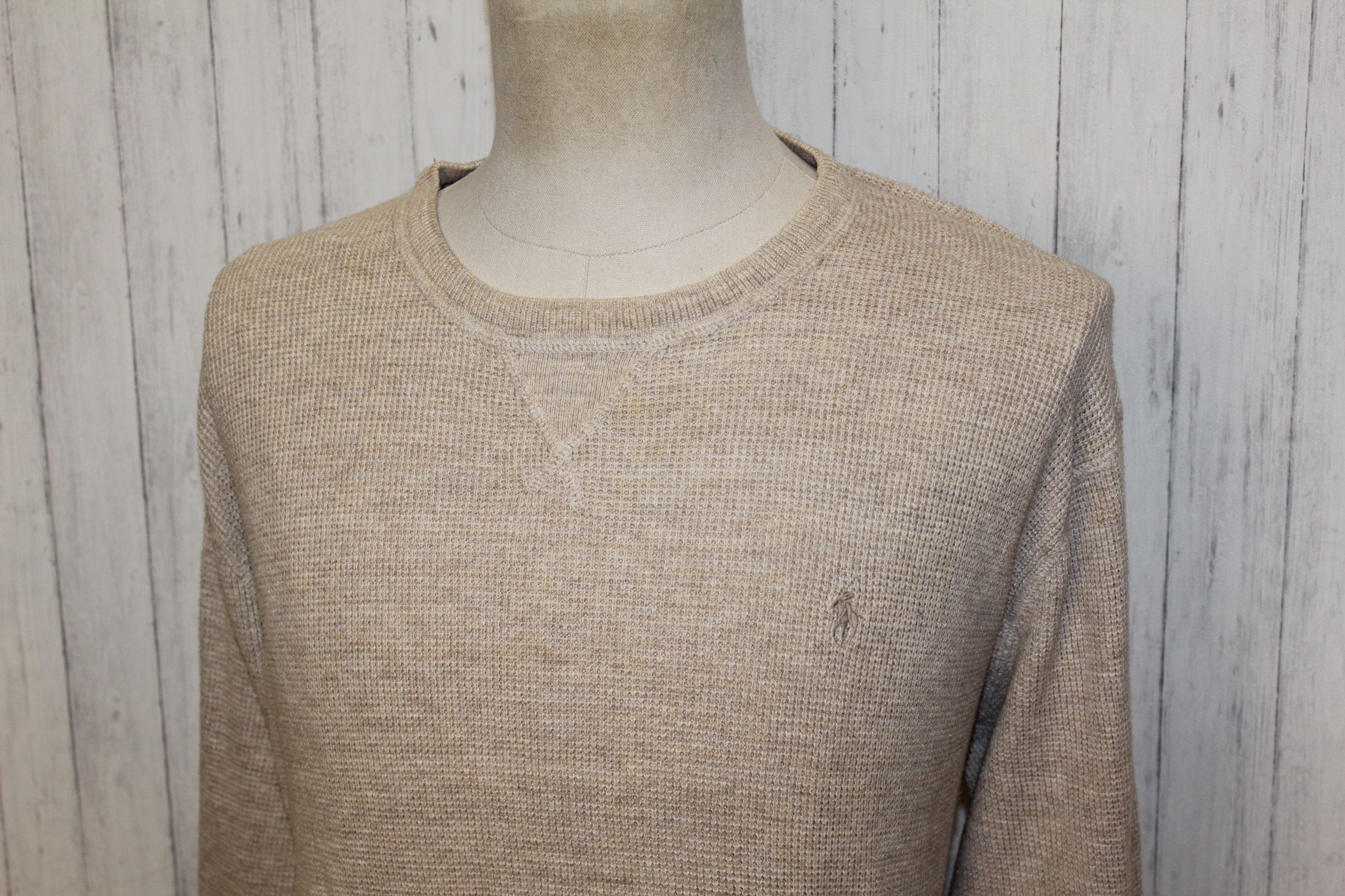 Polo Ralph Lauren Men's RALPH LAUREN Crew Neck Green Jumper Size L Size US L / EU 52-54 / 3 - 4 Thumbnail