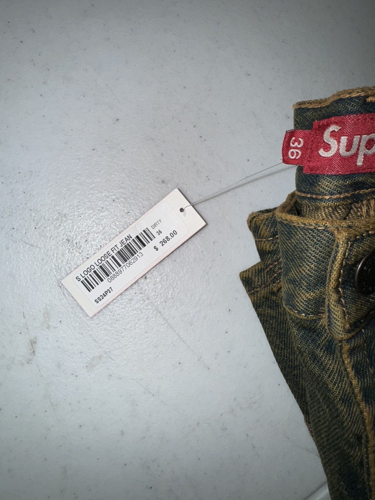 Supreme Supreme S Logo Loose Fit Jean Size US 36 / EU 52 - 6 Thumbnail