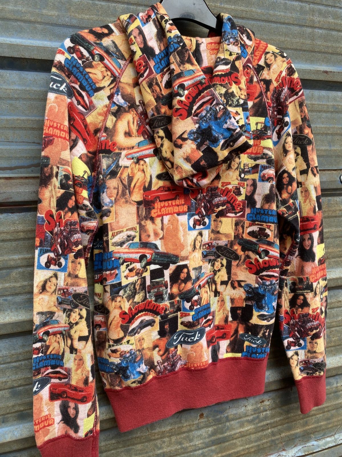 Hysteric Glamour Hysteric Glamour Showtime Nude Porn Star Zip Up Hoodie Size ONE SIZE - 7 Thumbnail