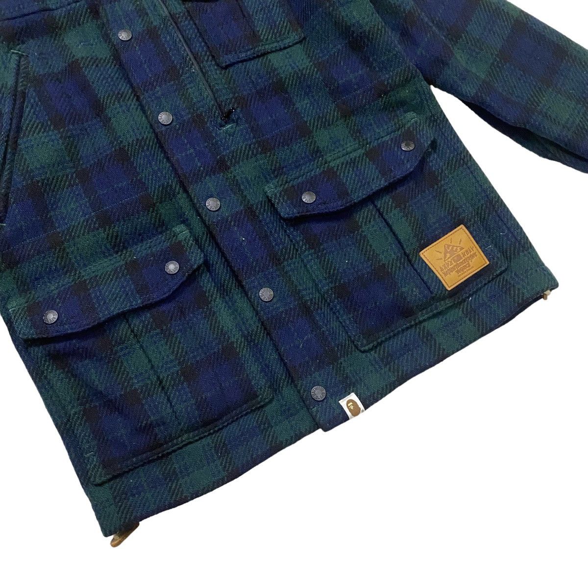 Bape BAPE X Gore windstopper check hoodie jacket Size US S / EU 44-46 / 1 - 5 Thumbnail