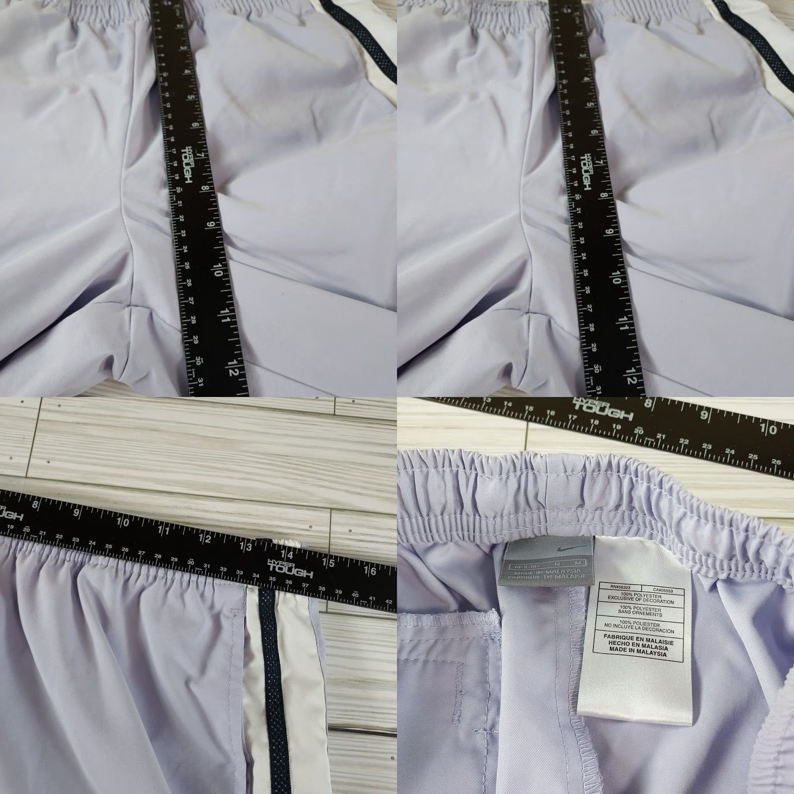 Nike Nike Women's M Light Weight Lilac Capri Golf Pants - 23.5in Inseam, 100% Polyester, Pockets, Pull On, Regular, Nike Size 32" / US 10 / IT 46 - 8 Thumbnail