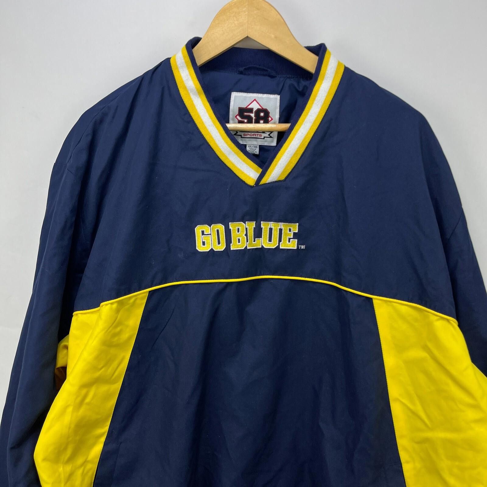 Vintage Vintage Michigan Wolverines Windbreaker Jacket Size 2XL Size US XXL / EU 58 / 5 - 5 Thumbnail