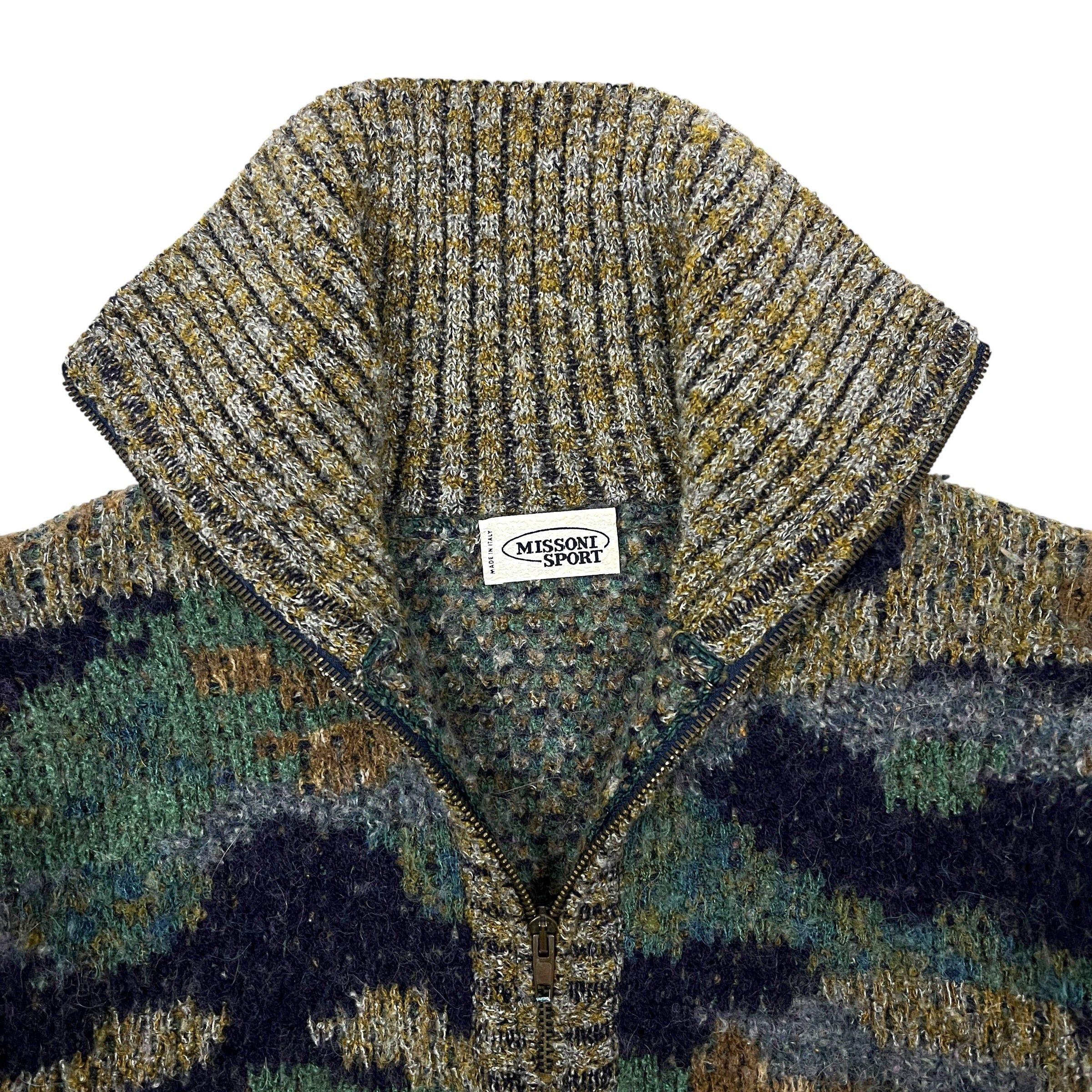 Missoni Missoni Sport Quarter Zip Knit Sweater - Size M Size US M / EU 48-50 / 2 - 5 Thumbnail