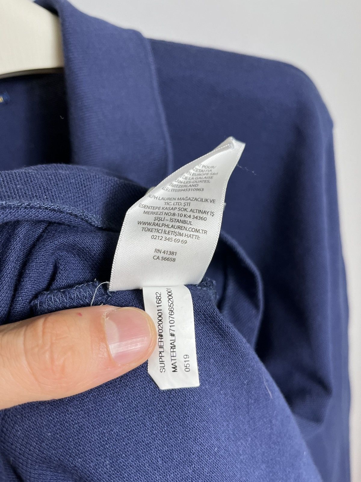 Polo Ralph Lauren × RRL Ralph Lauren × Ralph Lauren RL 1924 Classic Polo Shirt Men’s Top Long Sleeve Blue Size US XL / EU 56 / 4 - 8 Thumbnail