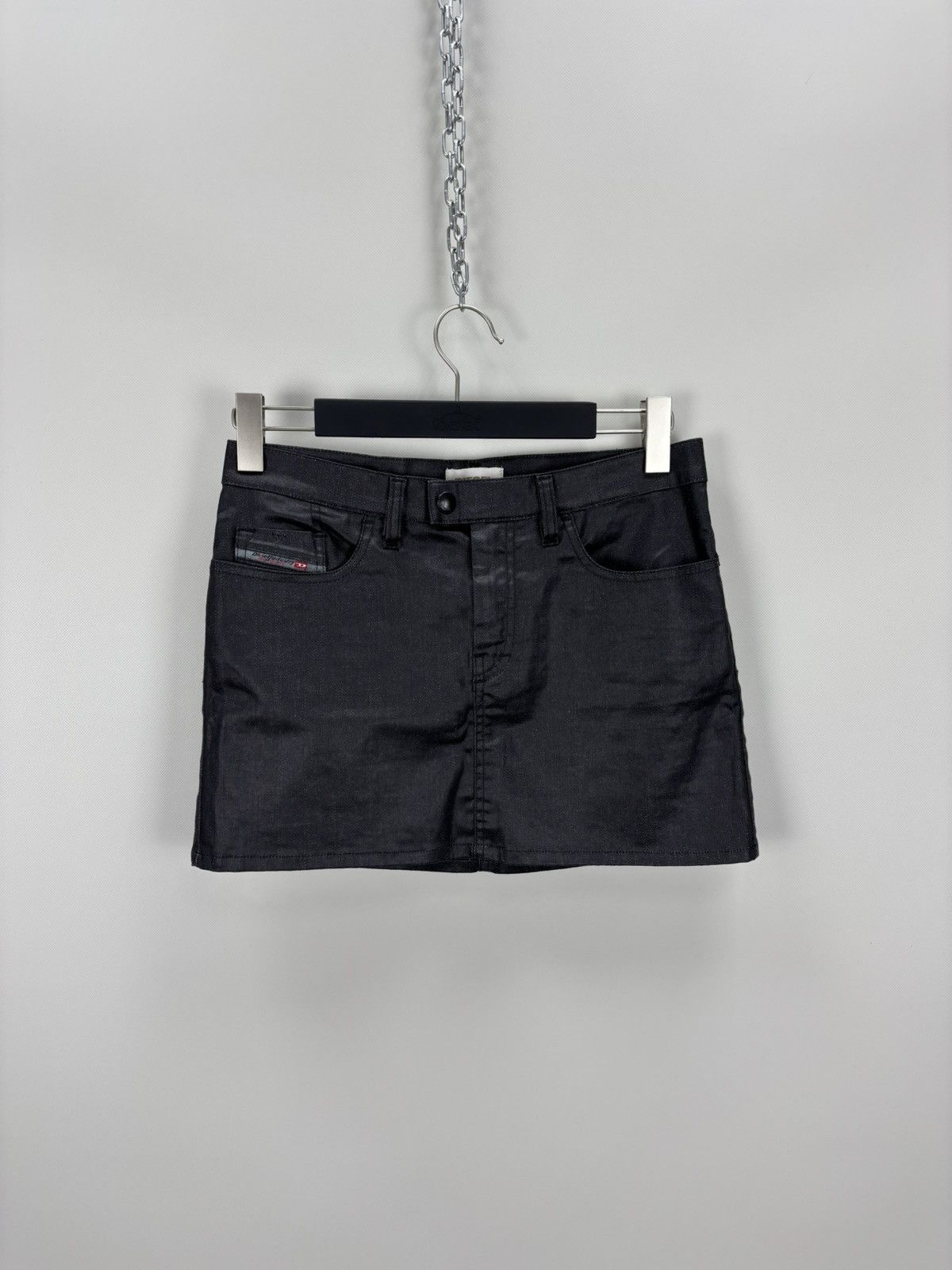 Diesel Womens skirt Diesel Size 29 Color Black Size 25" / US 0 / IT 36 - 1 Thumbnail