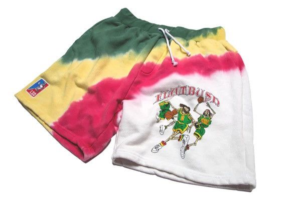 Flatbush Zombies Flatbush Zombies Basketball Tie Dye Shorts Radiant Trifecta Size US 30 / EU 46 - 9 Thumbnail