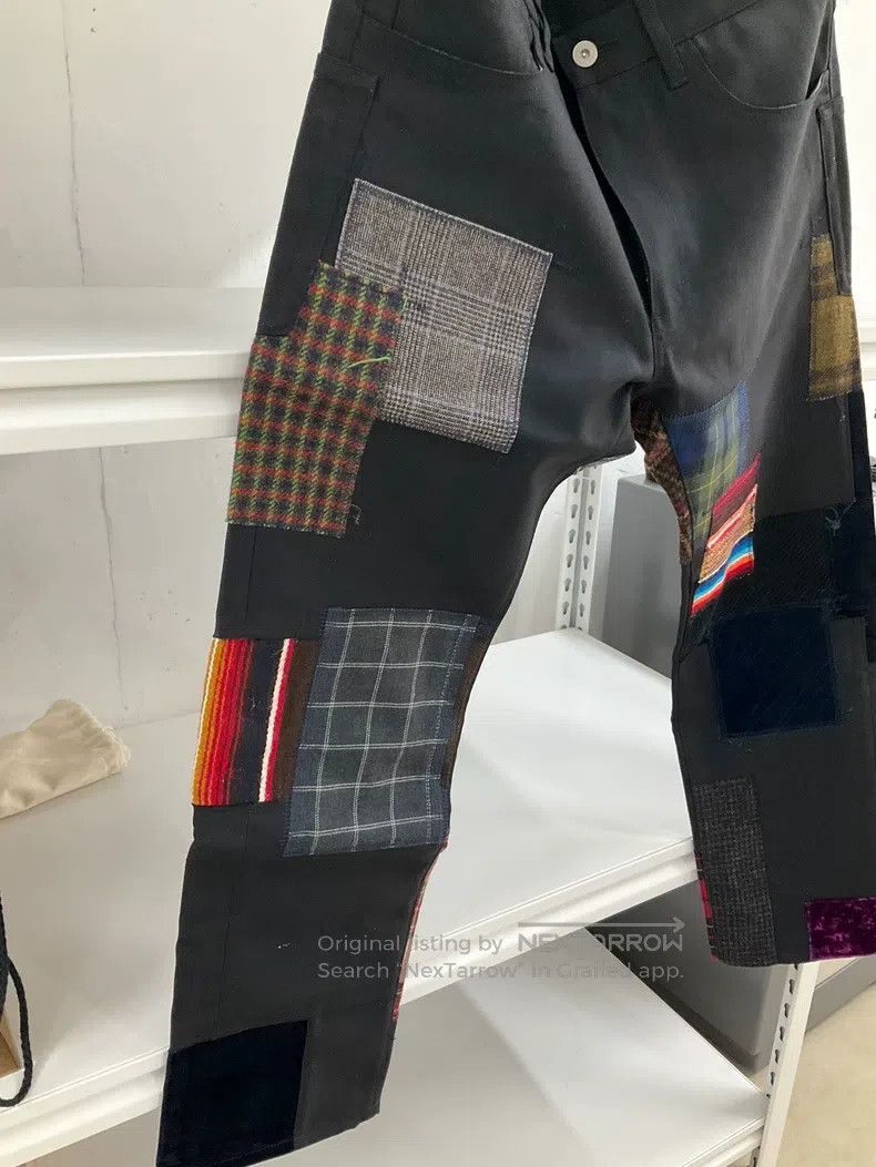 Junya Watanabe Junya Watanabe size M Patchwork Denim Pants Size 23" - 2 Thumbnail