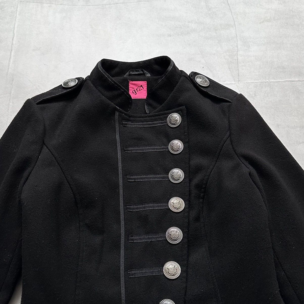00s Napoleon Military Jacket Gothic Coat PPFM Balmain Vibe
