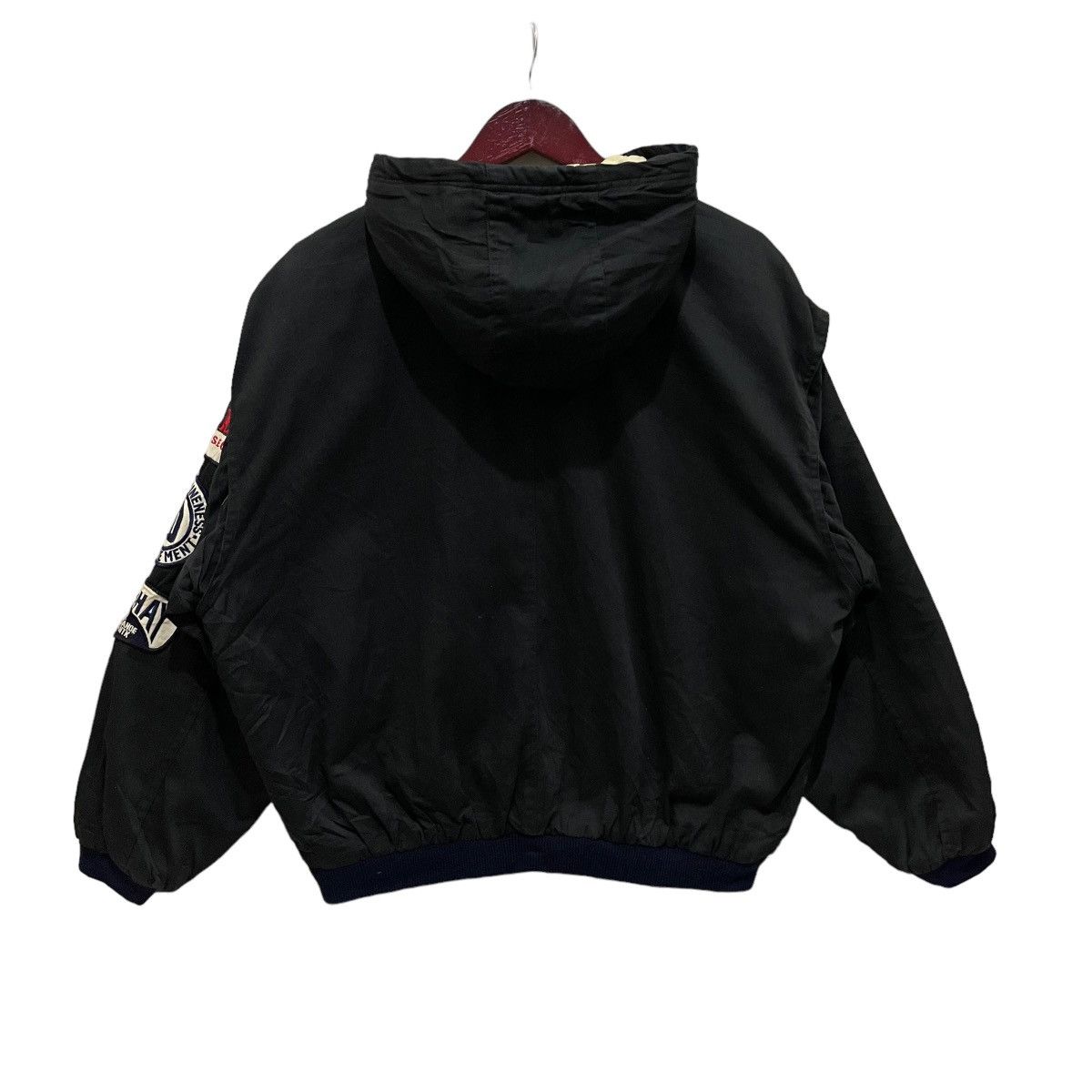Sports Specialties × Vintage 90s Wheel’s Motorcycle Patches Zipper Hoodie Bomber Jacket Size US L / EU 52-54 / 3 - 9 Thumbnail