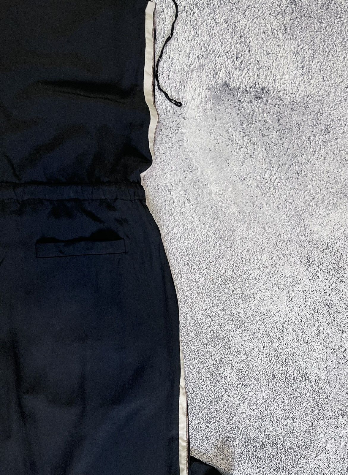 Brunello Cucinelli Brunello Cucinelli Jumpsuit Silk Crepe De Chine Shiny SizeL Size 30" / US 8 / IT 44 - 21 Thumbnail