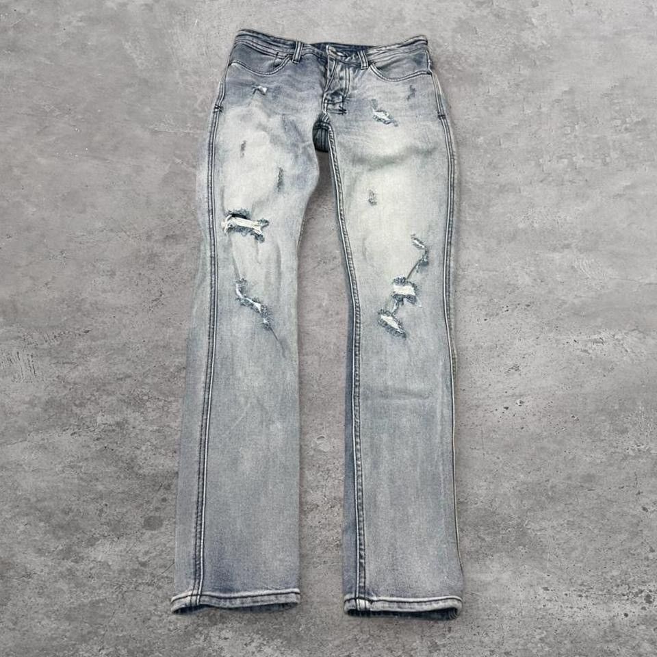 Ksubi Ksubi blue denim skinny Jeans Distressed Faded Size US 30 / EU 46 - 2 Thumbnail