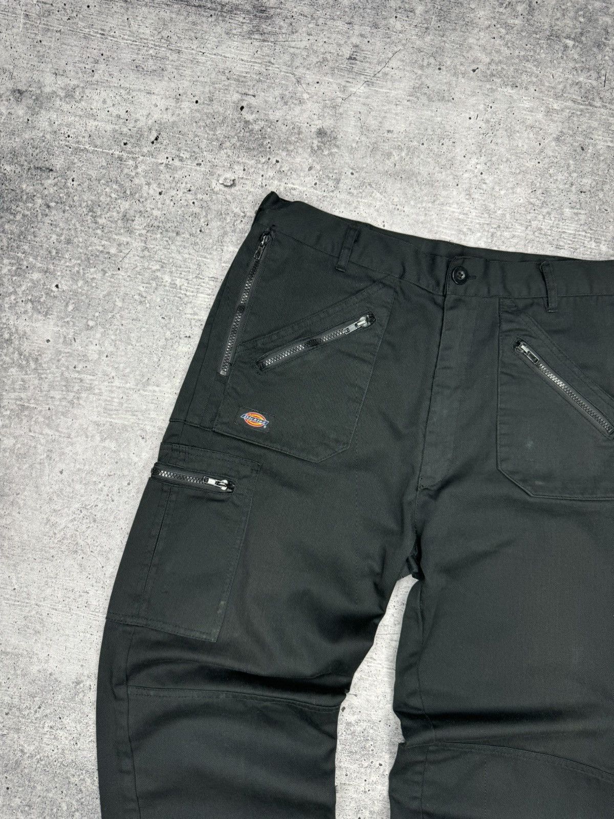 Dickies × Hypebeast × Vintage 💥💥Dickies Vintage Y2K Black Workwear Zipper Pants Trousers Size US 34 / EU 50 - 6 Thumbnail