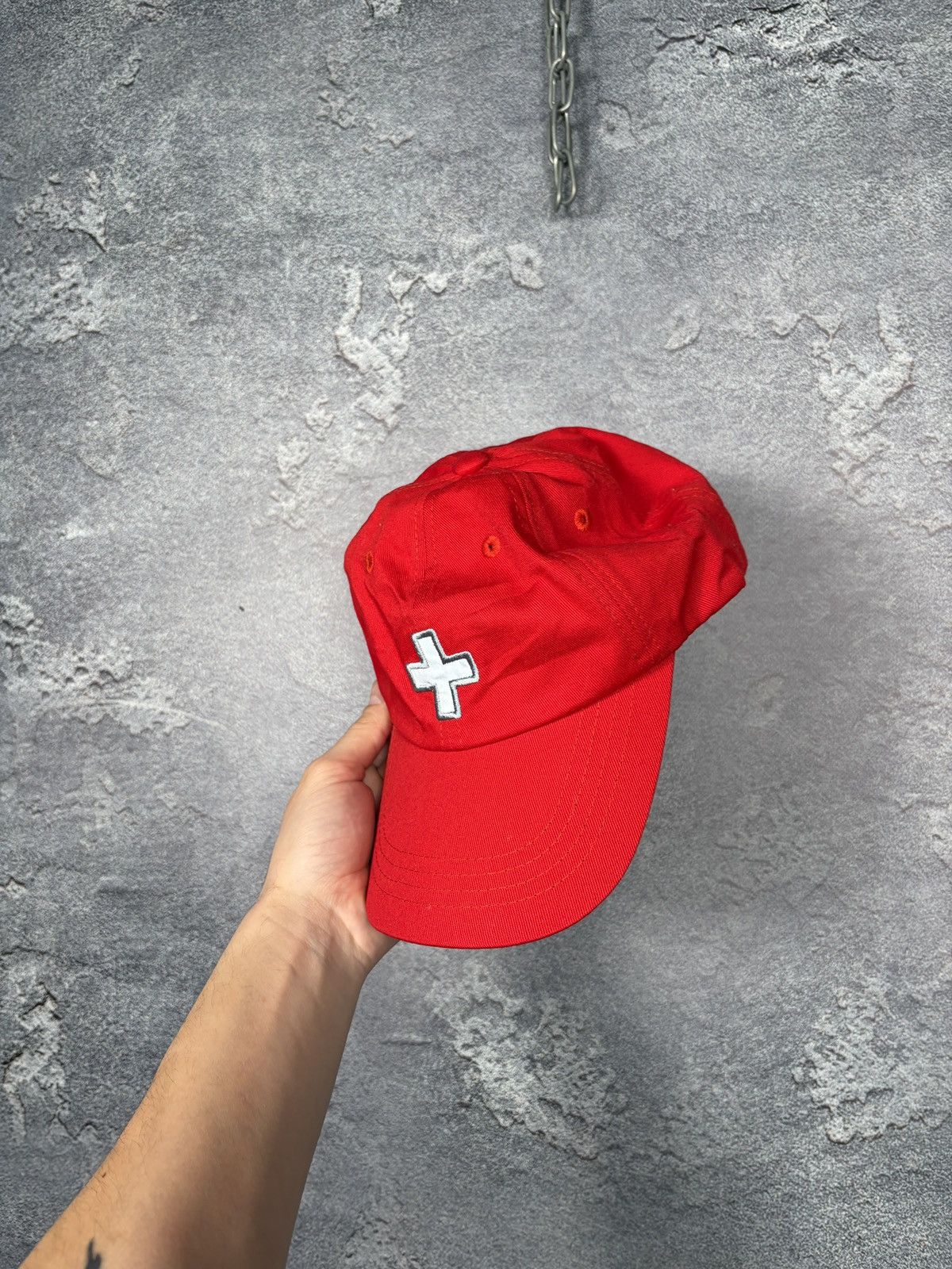 Places + Faces Places+Faces Red Cross Logo Cap One Size Size ONE SIZE - 13 Thumbnail