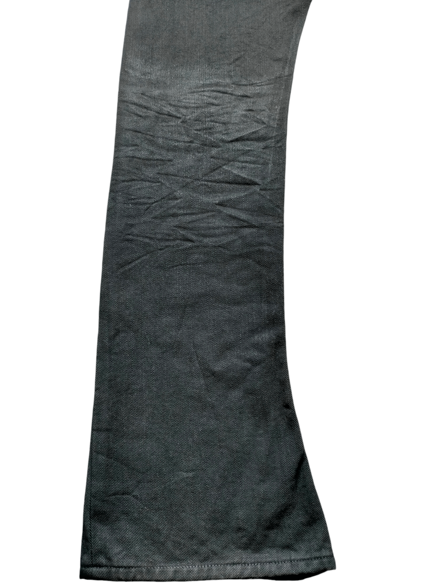 If Six Was Nine Flare Jeans Jackrose Waxed Boot cut Black Denim Size US 31 - 15 Thumbnail