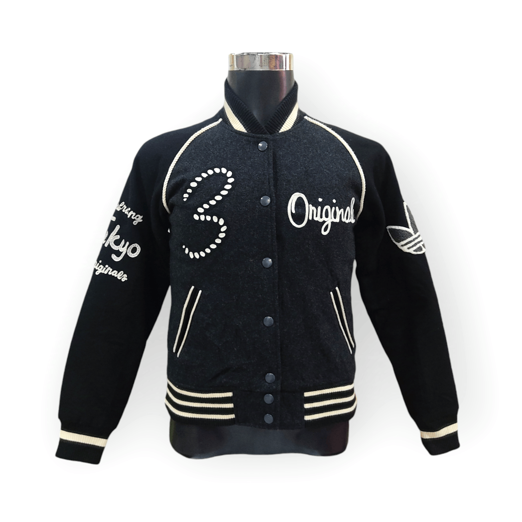 Adidas Adidas Tokyo Originals Wool Varsity Jacket Size US S / EU 44-46 / 1 - 1 Thumbnail