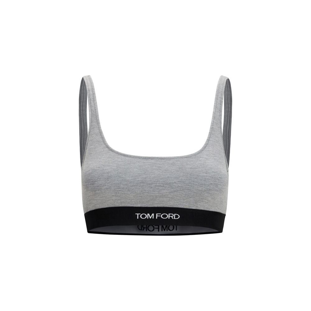 Gray Modal Sport Bra
