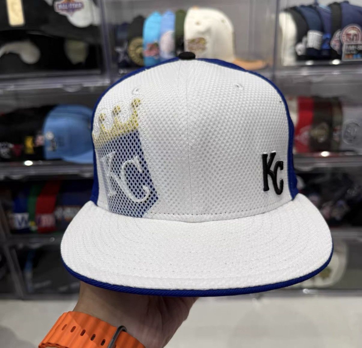 New Era New Era MLB Kansas City Royals Flat Brim Baseball Cap J32 Size ONE SIZE - 1 Thumbnail