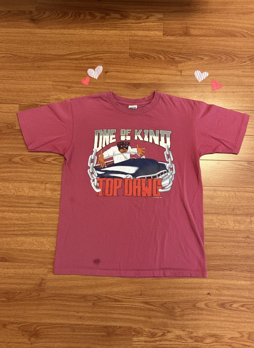 Top Dawg Entertainment 1995 Top Dawg Graphic Hip Hop Baggy Streetwear Burgundy Tee Size US XL / EU 56 / 4 - 1 Thumbnail