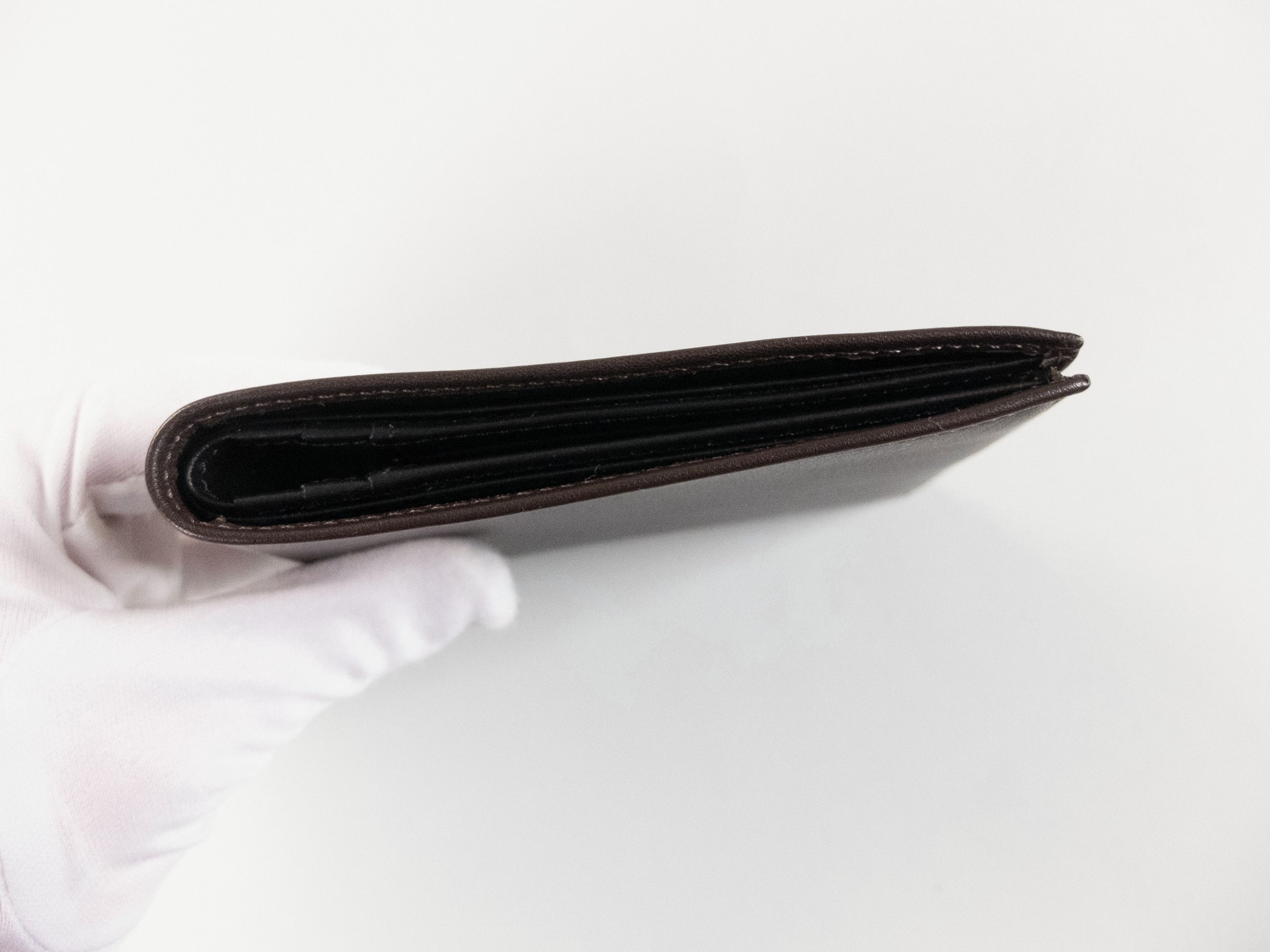 Santoni SANTONI brown classic leather bifold wallet billfold Italy Size ONE SIZE - 4 Thumbnail