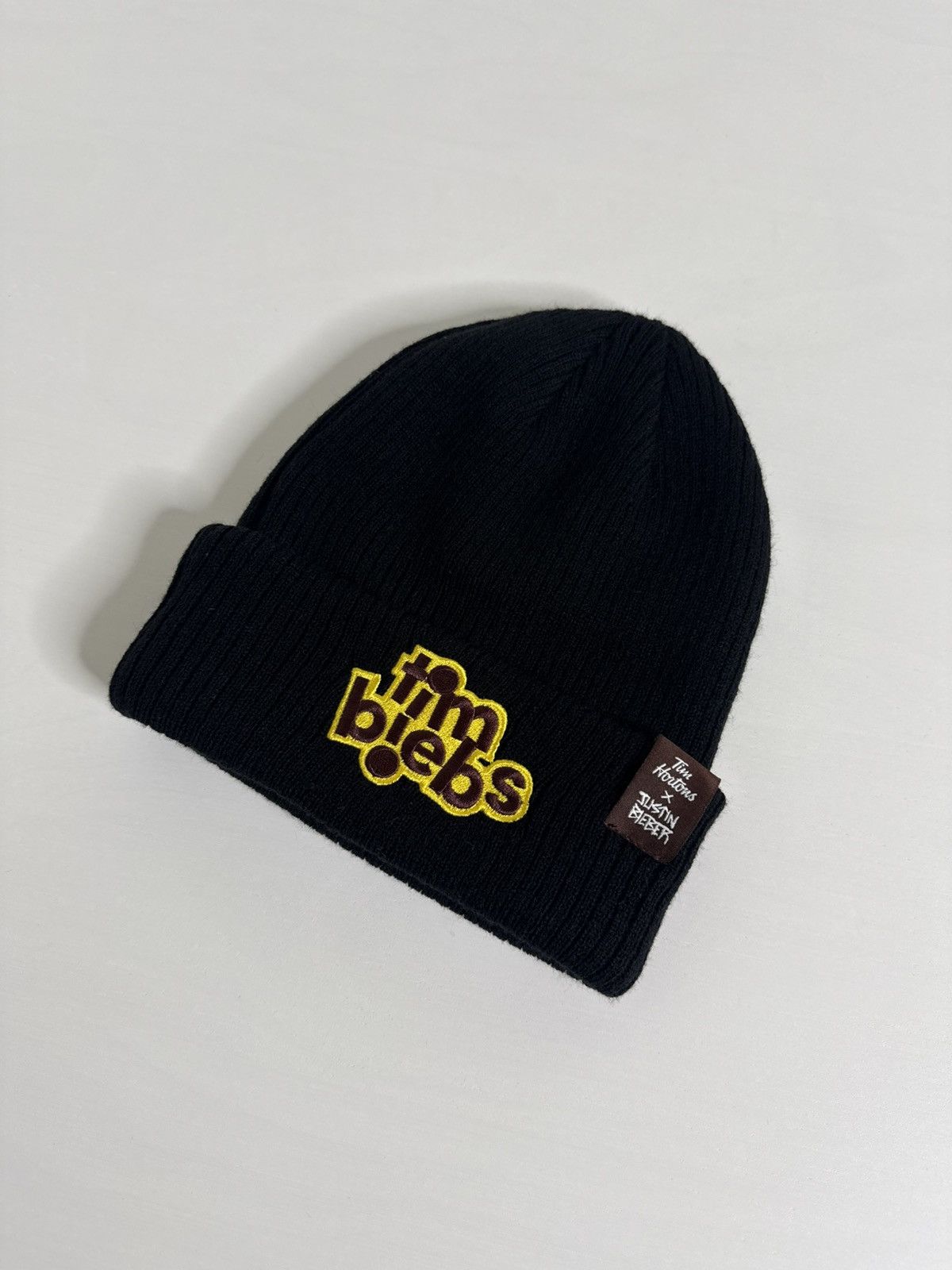 Justin Bieber Justin Bieber x Tim Hortons Beanie "Black" (OS) *PREOWNED* Size ONE SIZE - 1 Thumbnail
