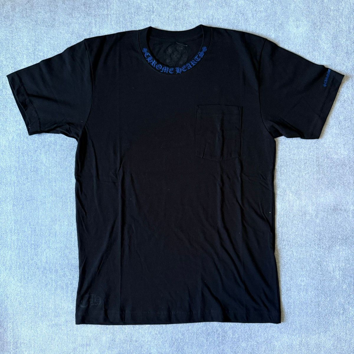 Chrome Hearts Chrome Hearts Blue Script T shirt M Size US M / EU 48-50 / 2 - 1 Thumbnail