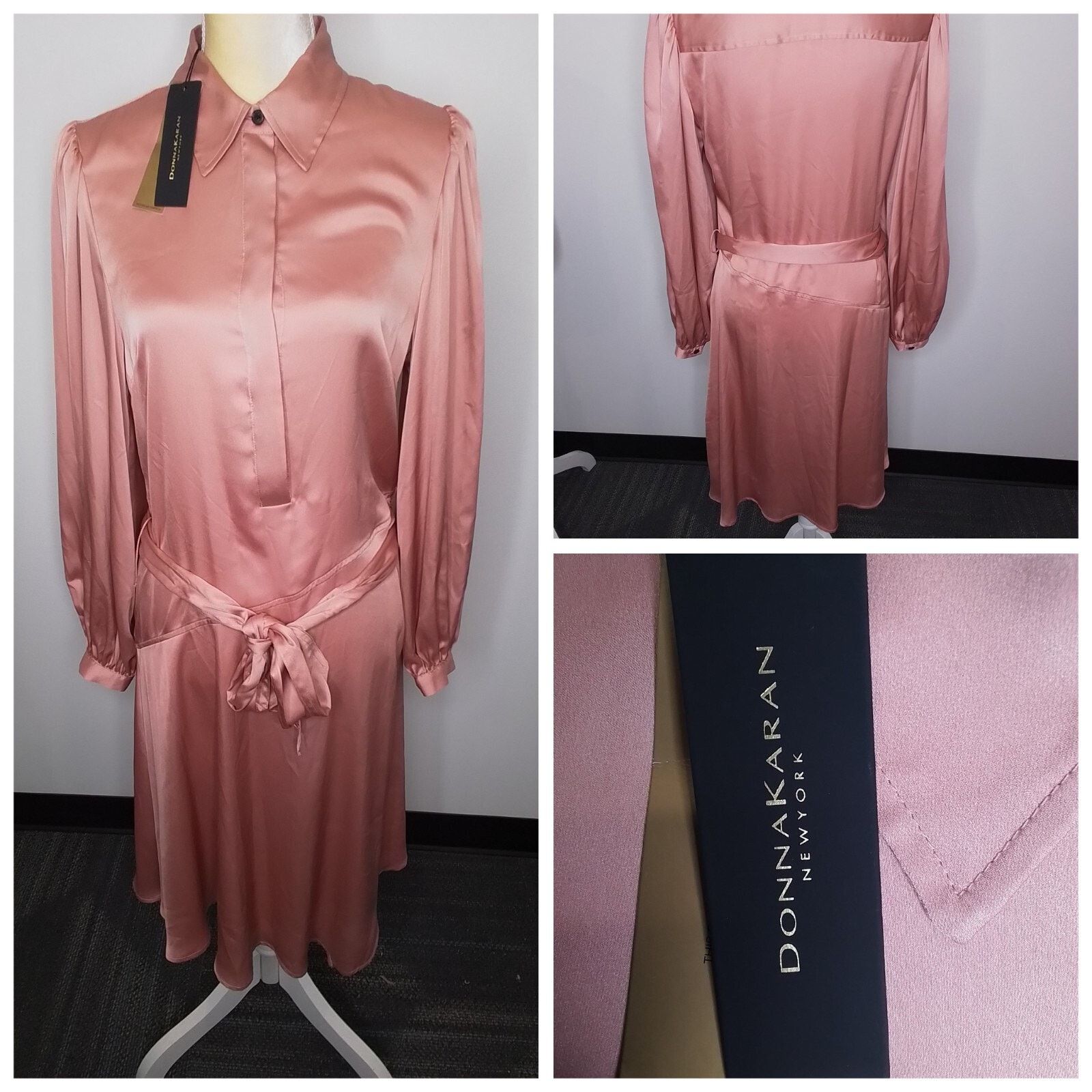 Donna Karan Donna Karan Women's Pink Dress Size 4 New With Tags Size S / US 4 / IT 40 - 1 Thumbnail