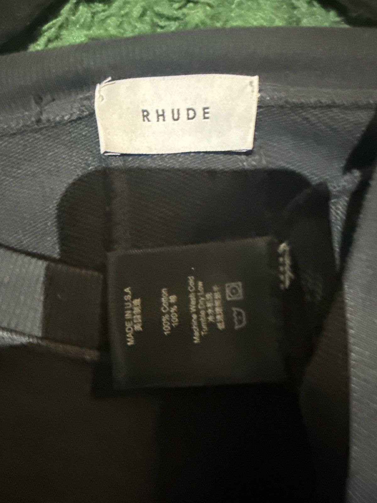 Rhude Black Classic Checkers Sweatshirt Size US L / EU 52-54 / 3 - 7 Thumbnail
