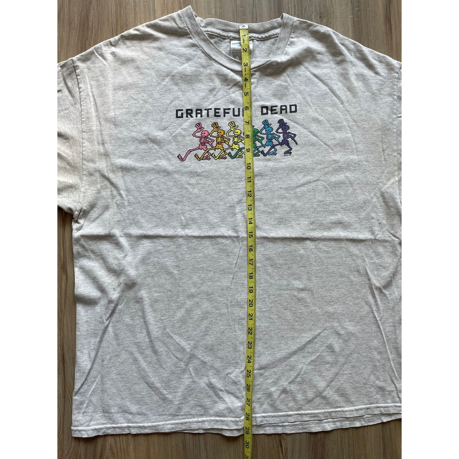 Vintage Vintage Grateful Dead Shirt Adult 2XL Rainbow Skeleton 2005 Size US XXL / EU 58 / 5 - 4 Thumbnail