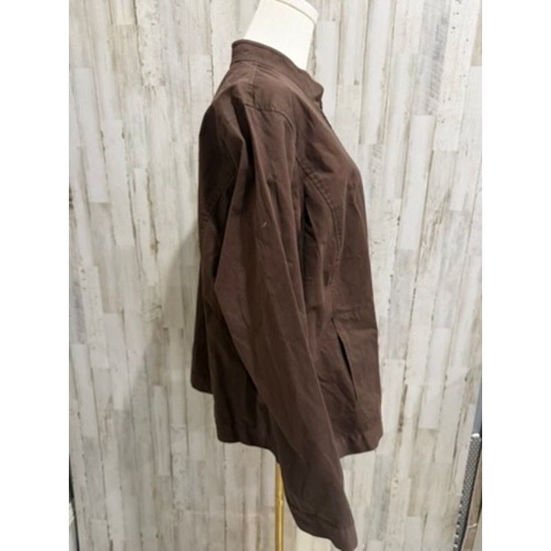 Eileen Fisher Eileen Fisher Jacket Womens Plus 1X Brown Full Zip Size XXL / US 16-18 / IT 52-54 - 2 Thumbnail