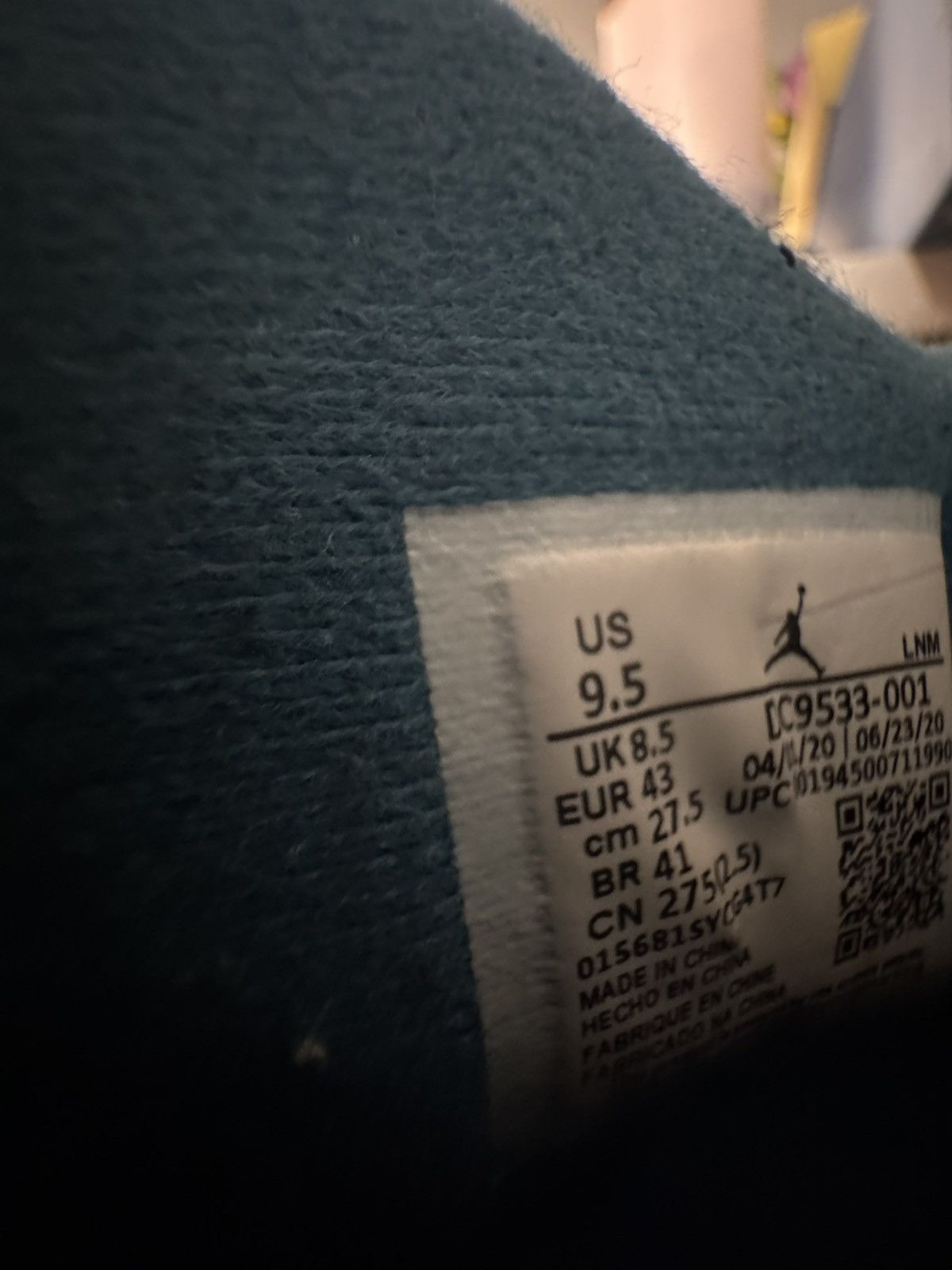 Nike Union LA x Air Jordan 4 Retro 'Off Noir' Size US 9.5 / EU 42-43 - 4 Thumbnail