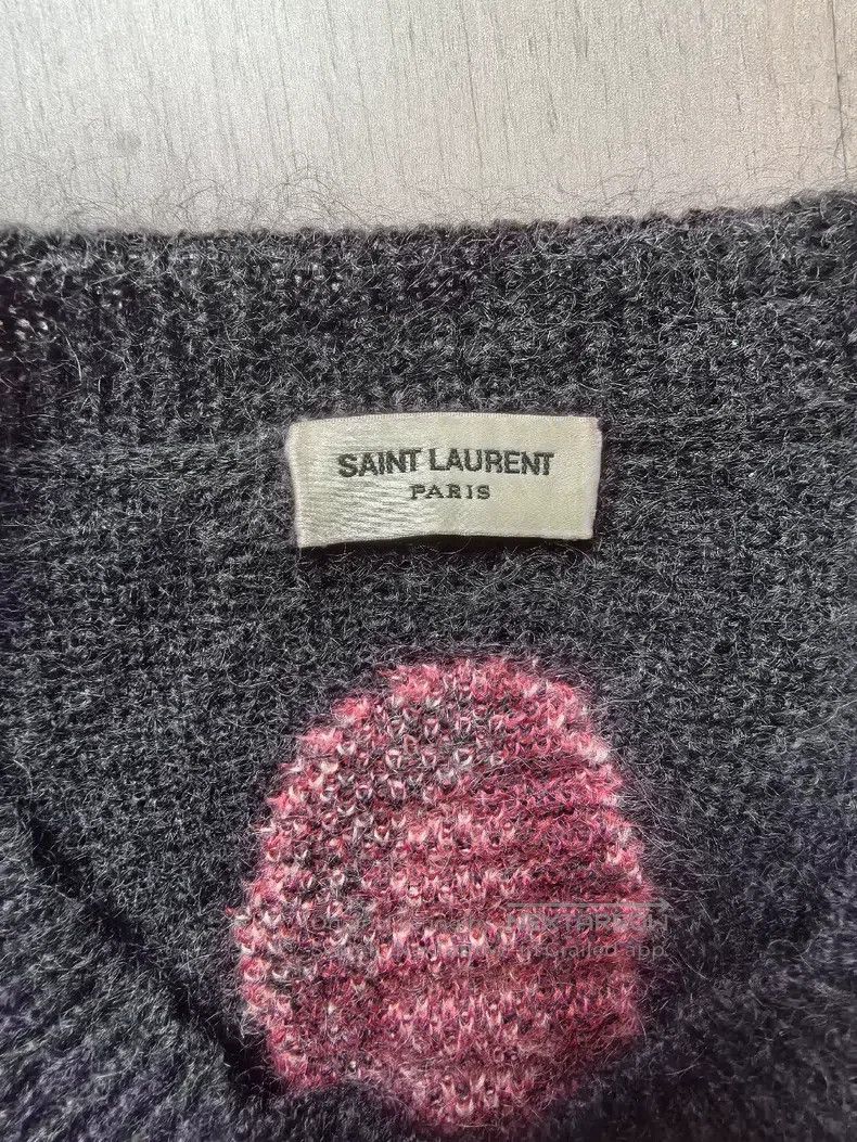 Saint Laurent Paris Saint Laurent Paris Flamingo Knit Sweater Size US S / EU 44-46 / 1 - 3 Thumbnail