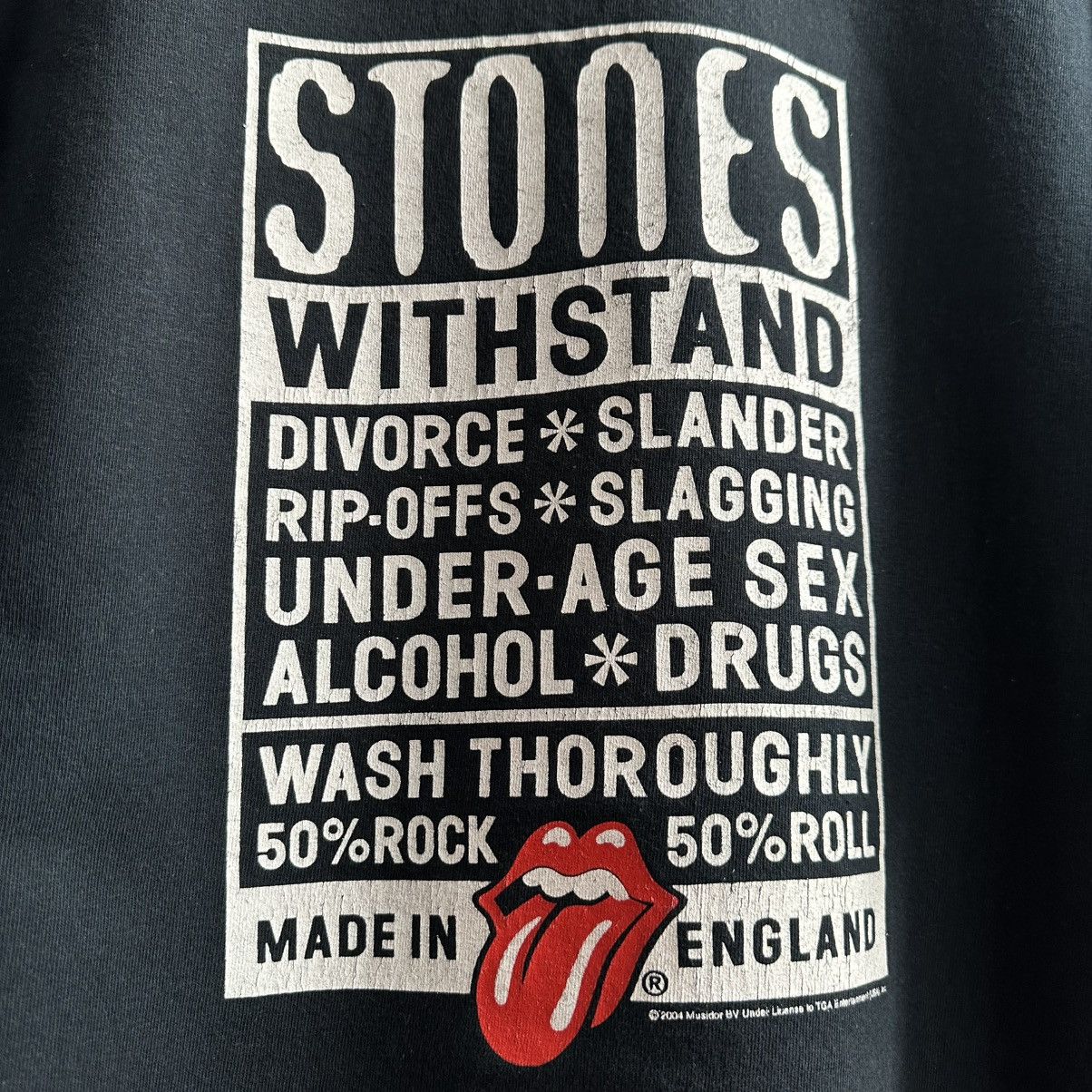 Band Tees × The Rolling Stones × Vintage Vintage The Rolling Stones Established 2004 Band Promo Tee Size US XL / EU 56 / 4 - 7 Thumbnail