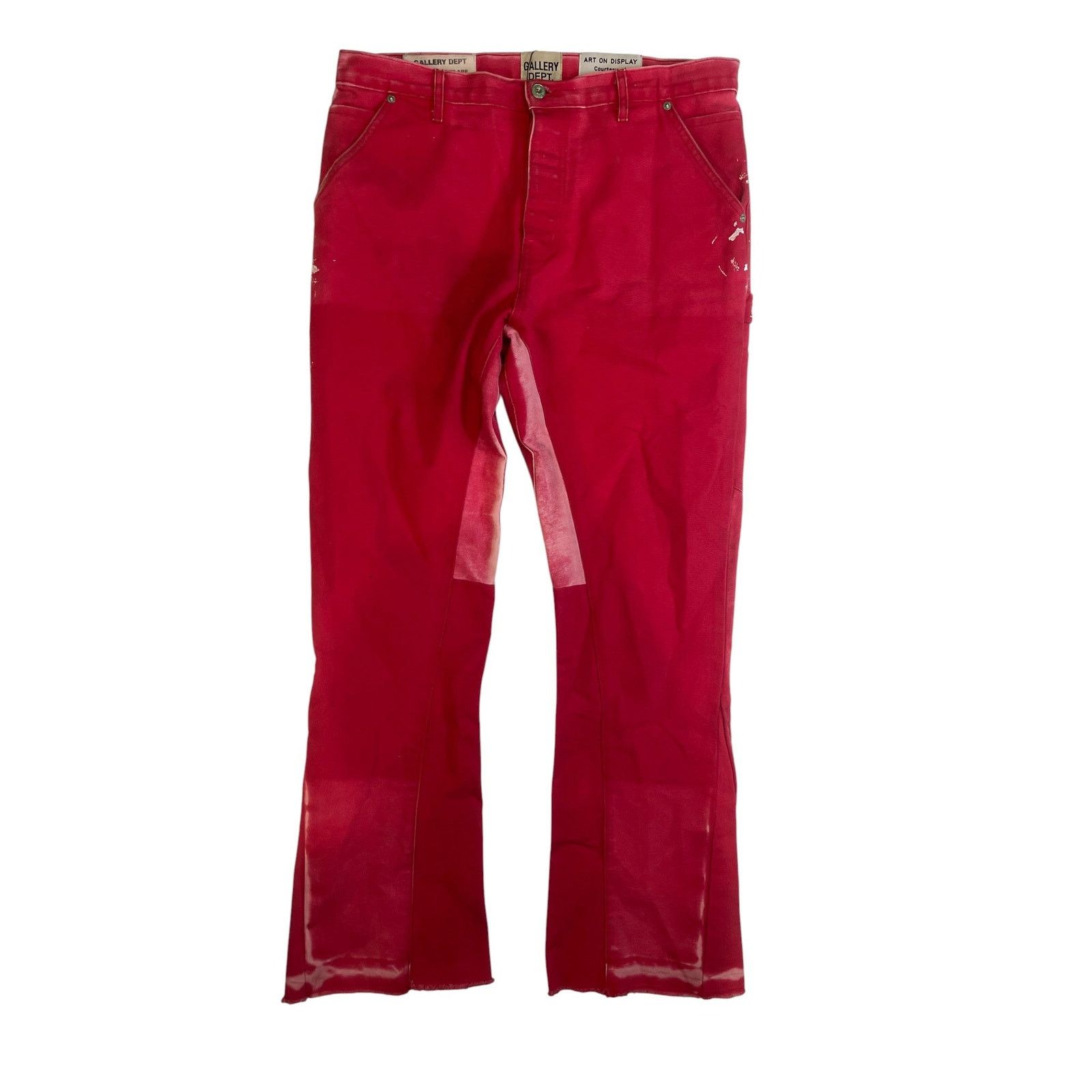 Gallery Dept. Gallery Dept 'Flare' Red Jeans Size US 36 / EU 52 - 1 Thumbnail
