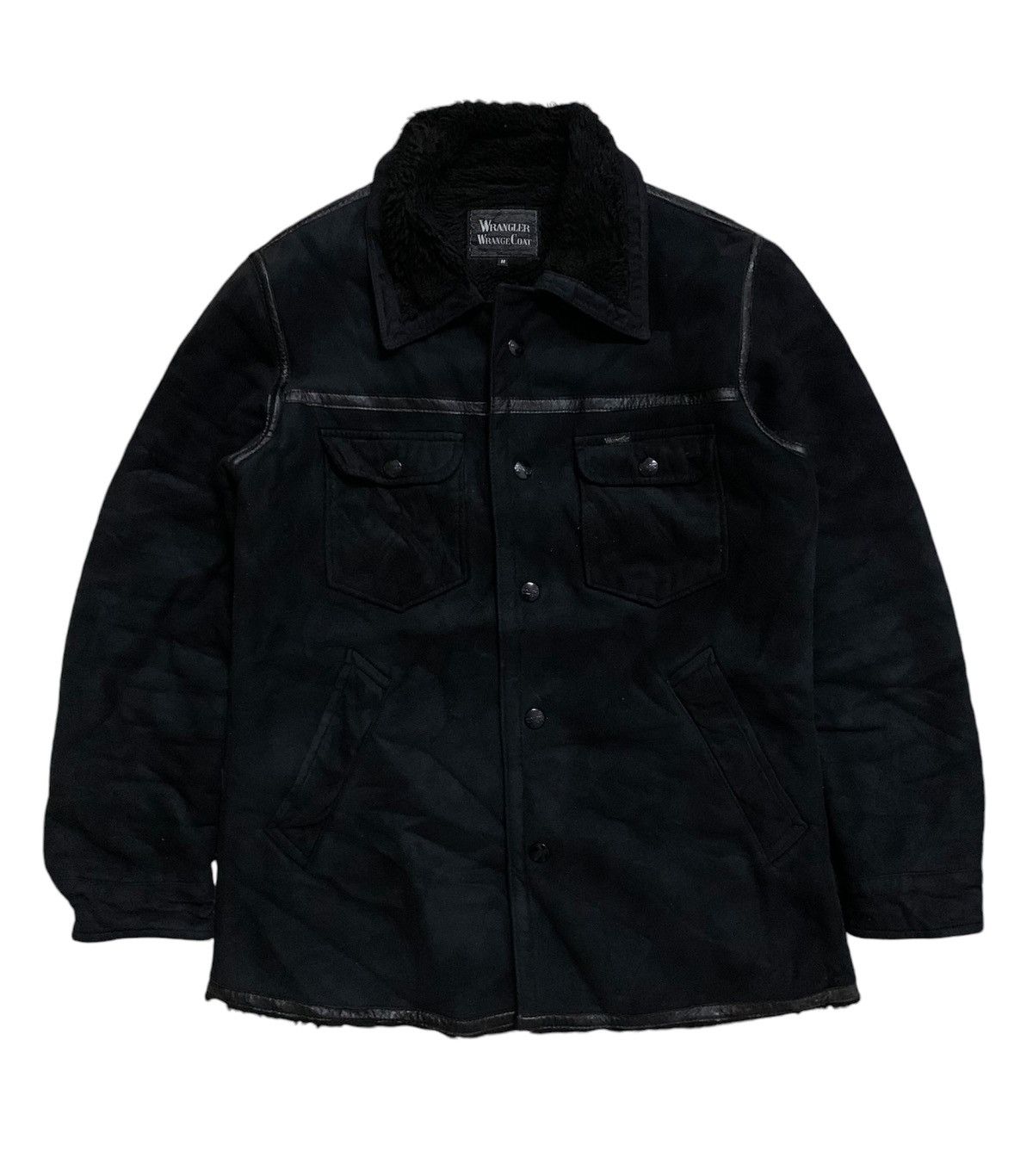 Vintage × Wrangler Vintage Wrangler Wrange Coat Fur Jacket Size US M / EU 48-50 / 2 - 4 Thumbnail