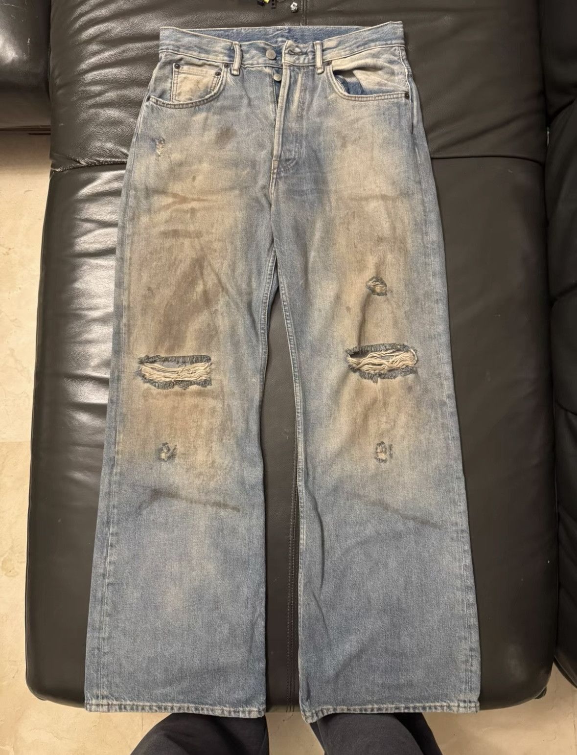 Acne Studios Acne Denim Pants with Unique Design-dmc Size US 30 / EU 46 - 1 Thumbnail