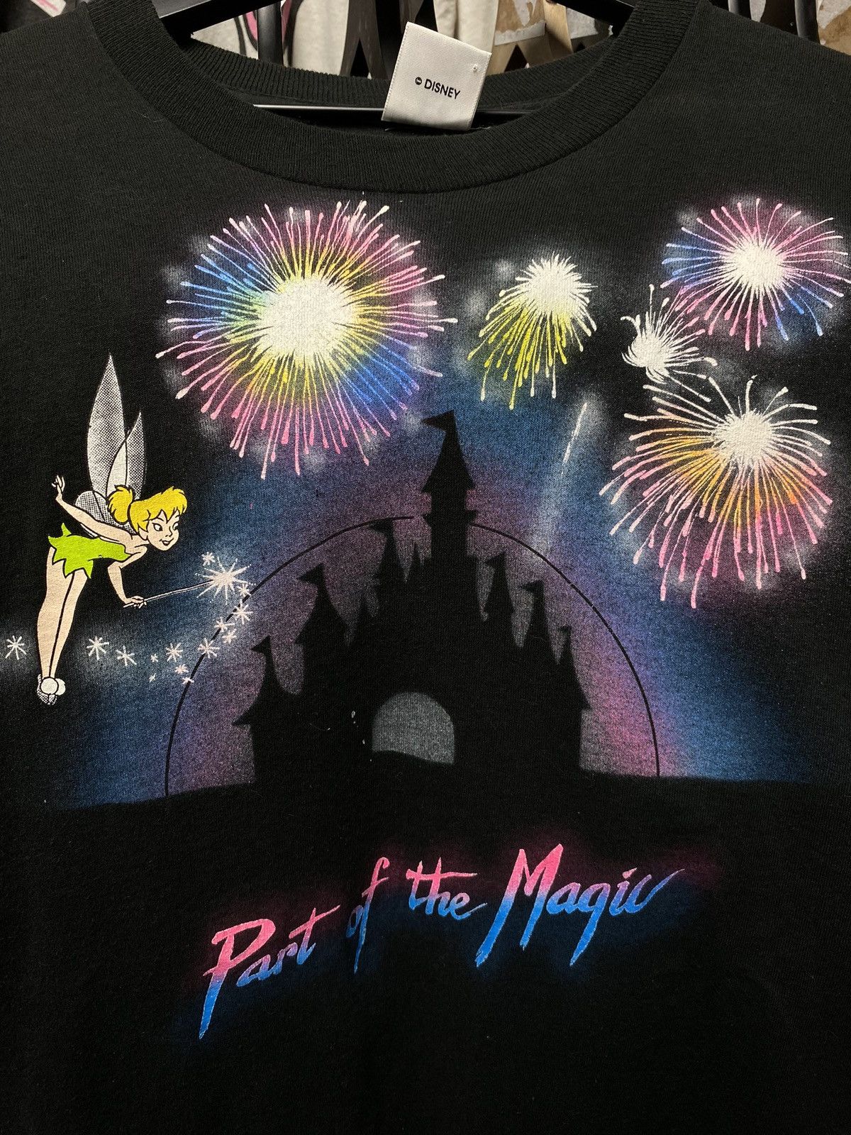 Disney × Vintage Vintage 90’s Disney Movie Peter Pan Tinkerbell Shirt Medium Size US M / EU 48-50 / 2 - 1 Thumbnail