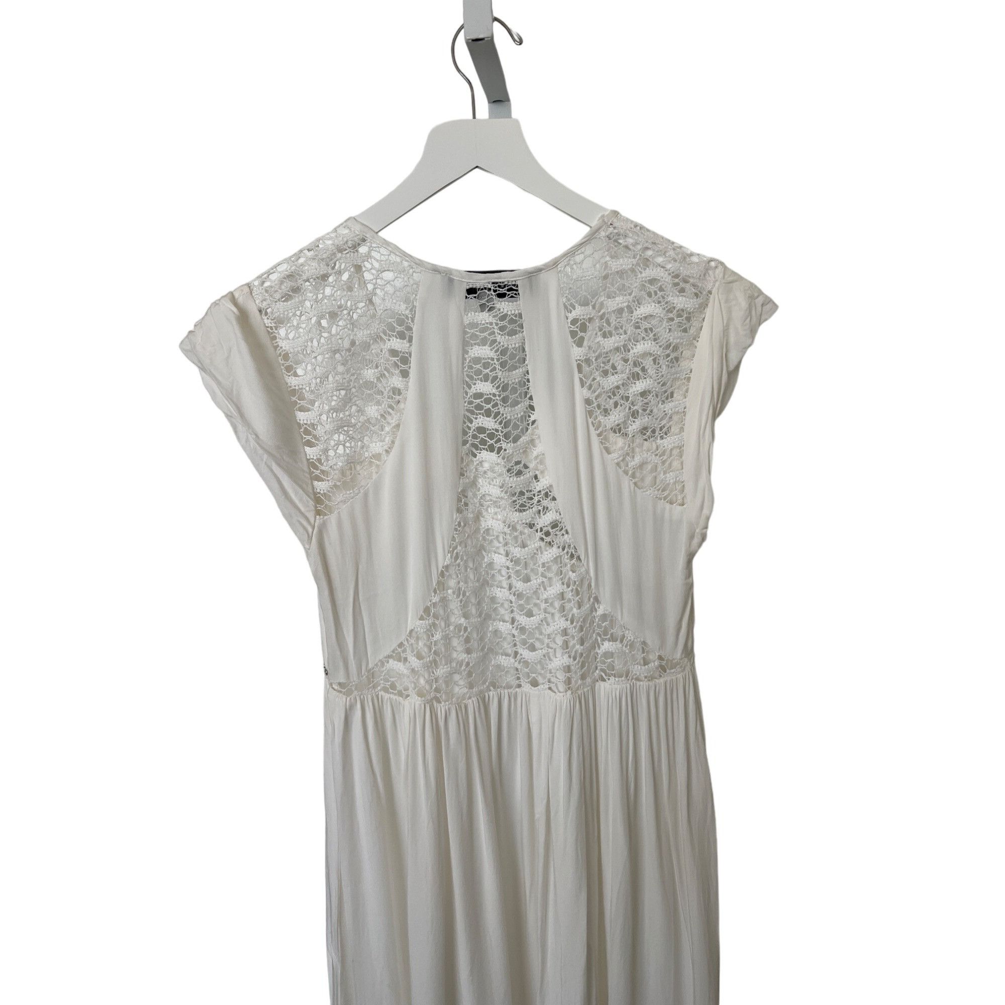 Other Blessed Are The Meek White Boho Maxi Dress Size XS / US 0-2 / IT 36-38 - 6 Thumbnail