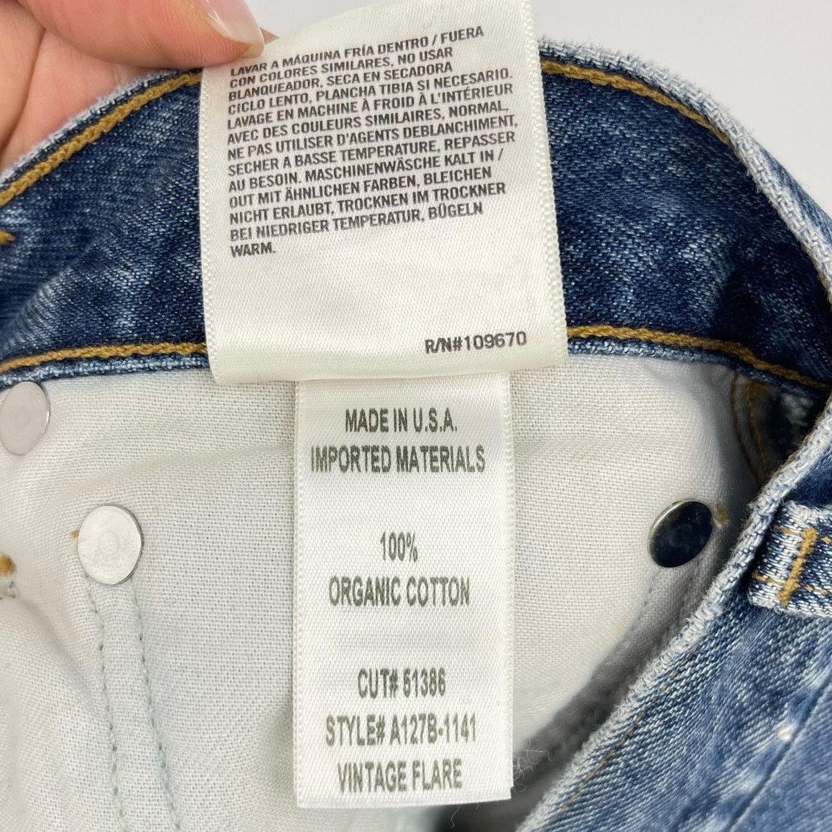 Agolde AGOLDE | Vintage Flare High-Rise Jeans Medium Wash 26 Size 26" / US 2 / IT 38 - 15 Thumbnail